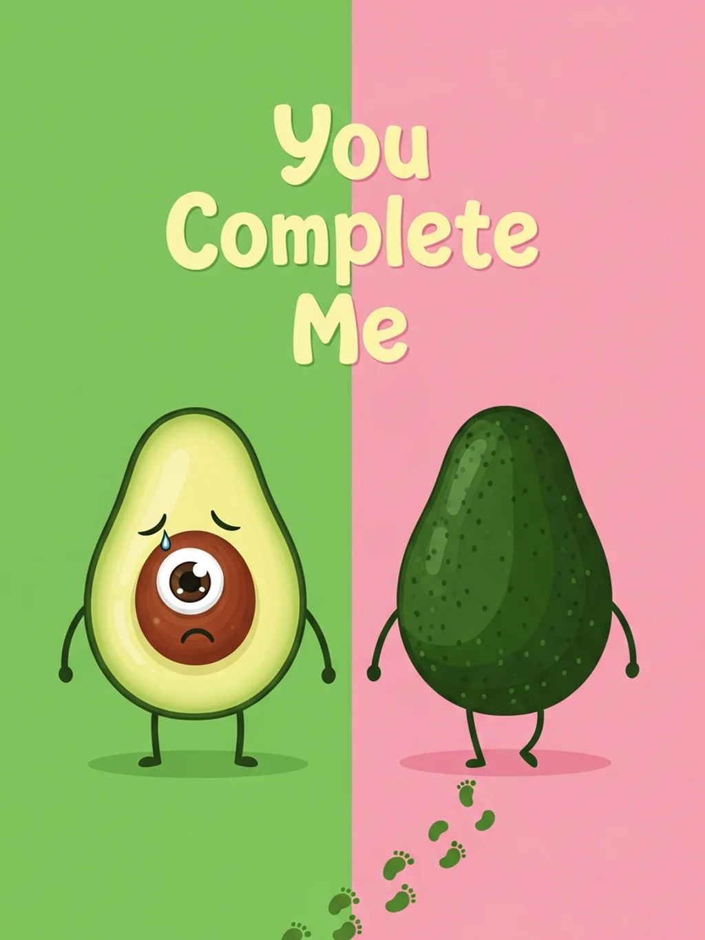 You Complete Me Avocado