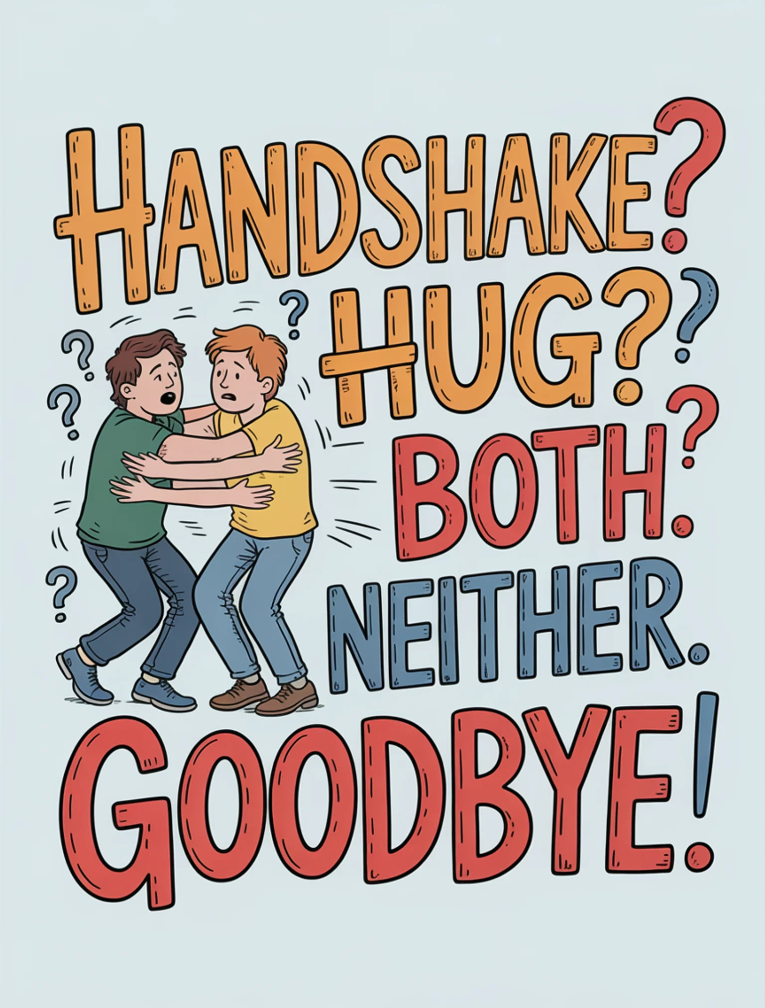 Handshake or Hug