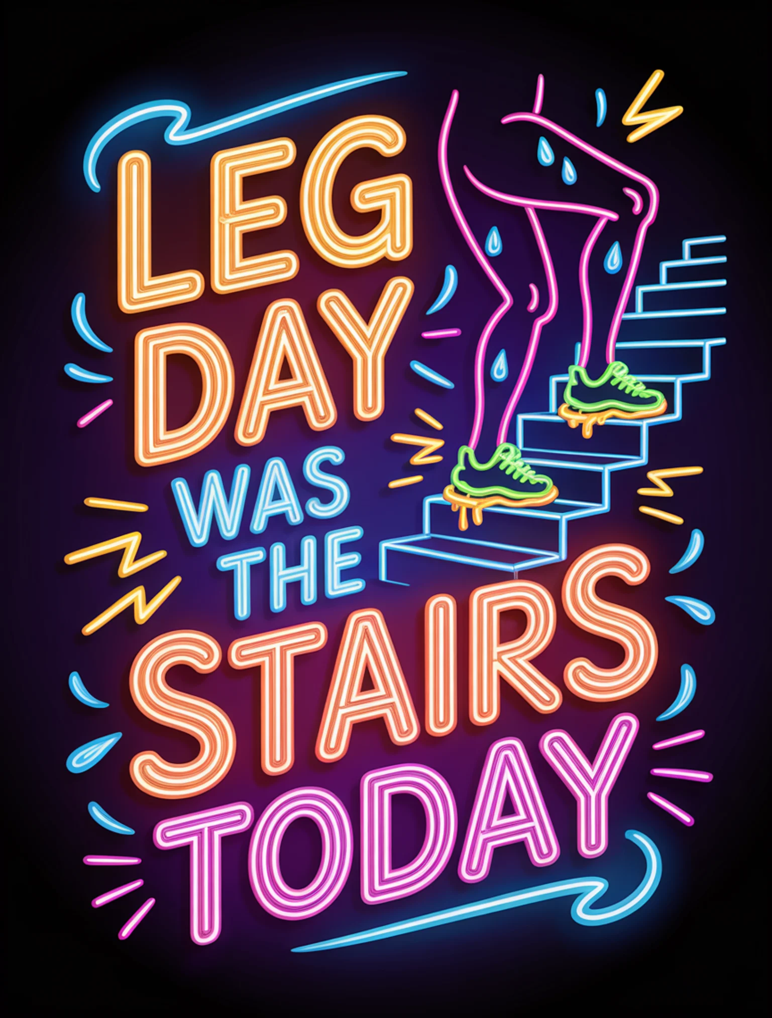Leg Day Was Stairs