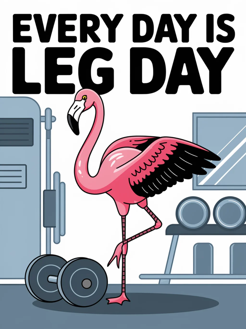 Flamingo Leg Day