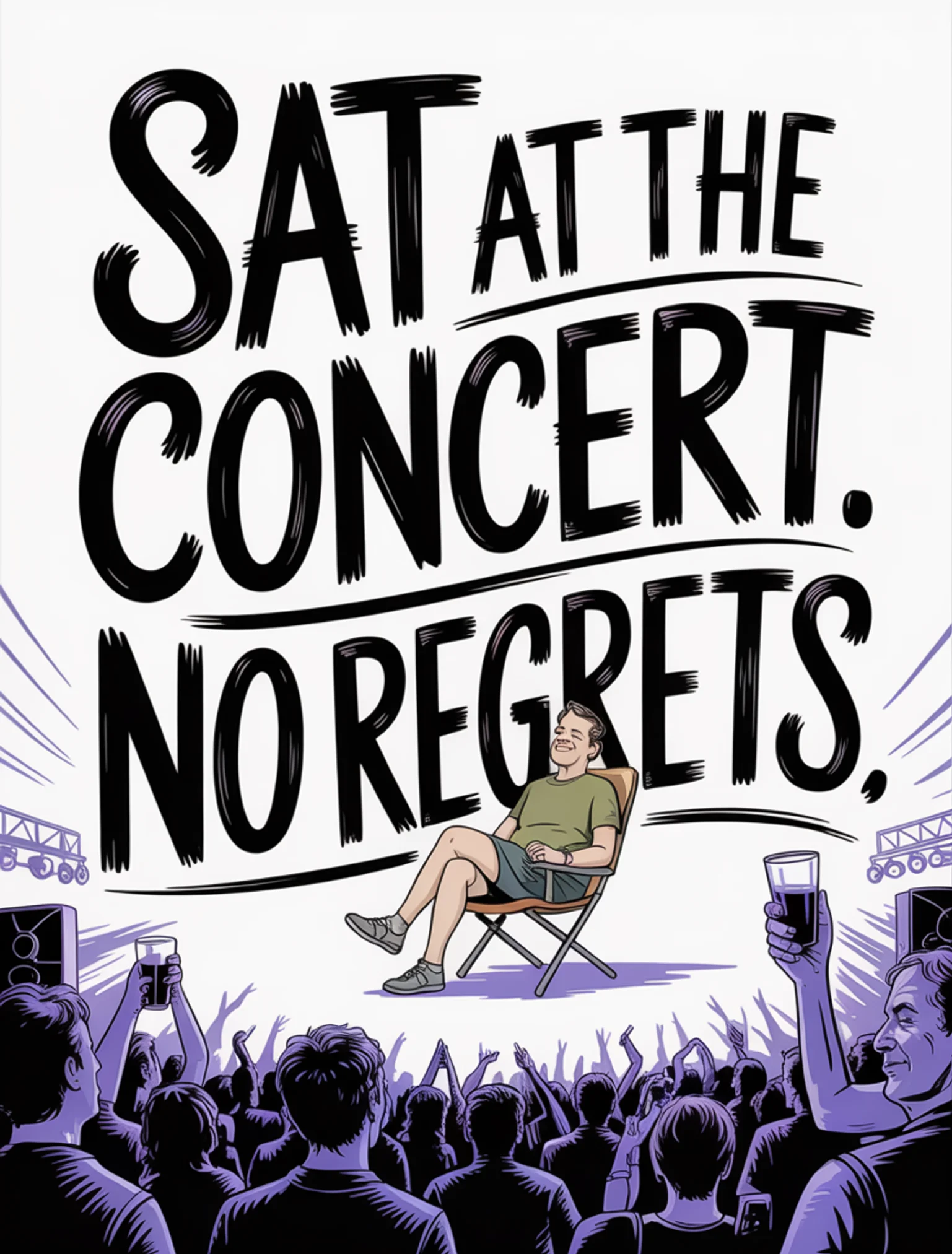 Sat Down at the Concert