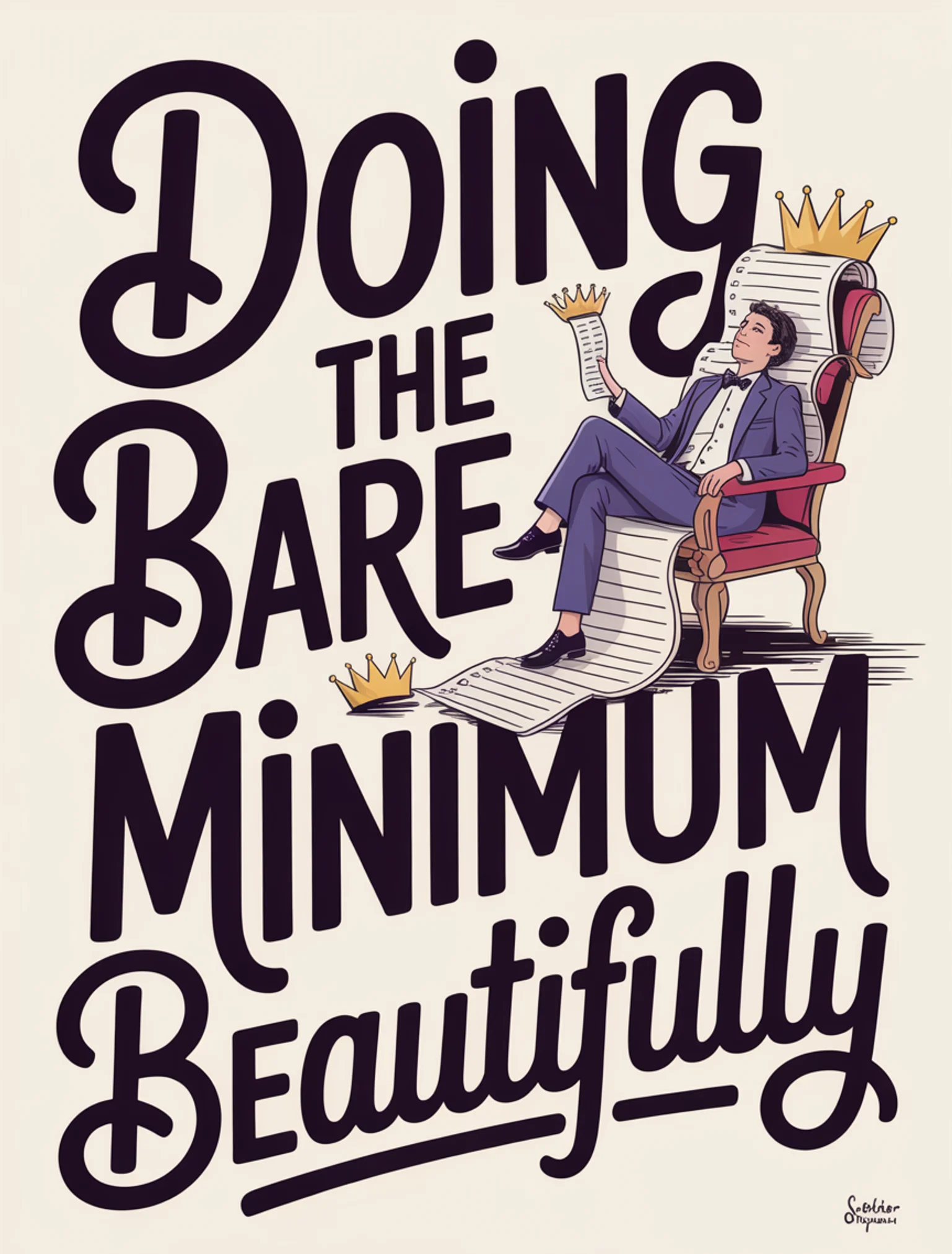 Doing the Bare Minimum