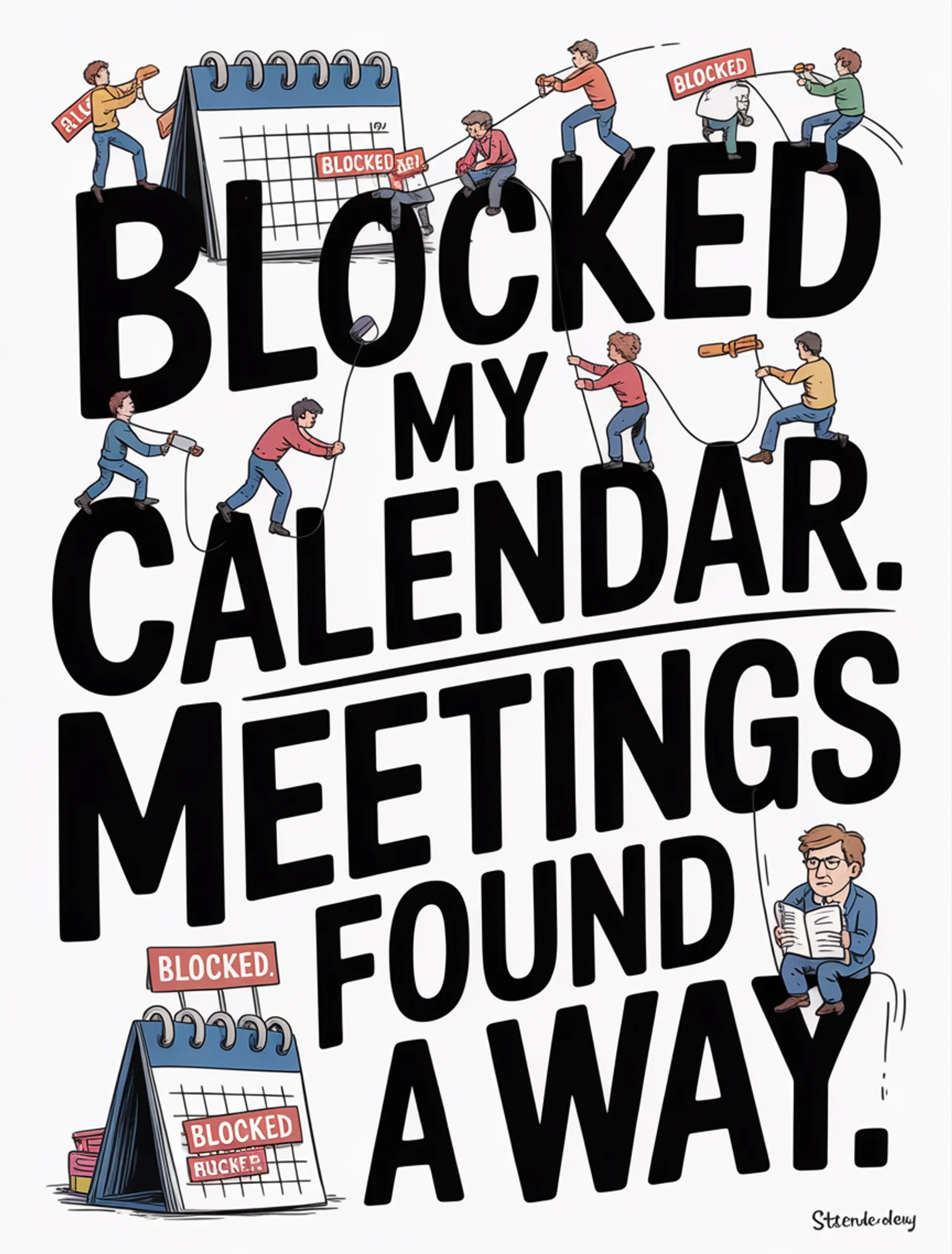 Blocked the Calendar. Nothing Happened.