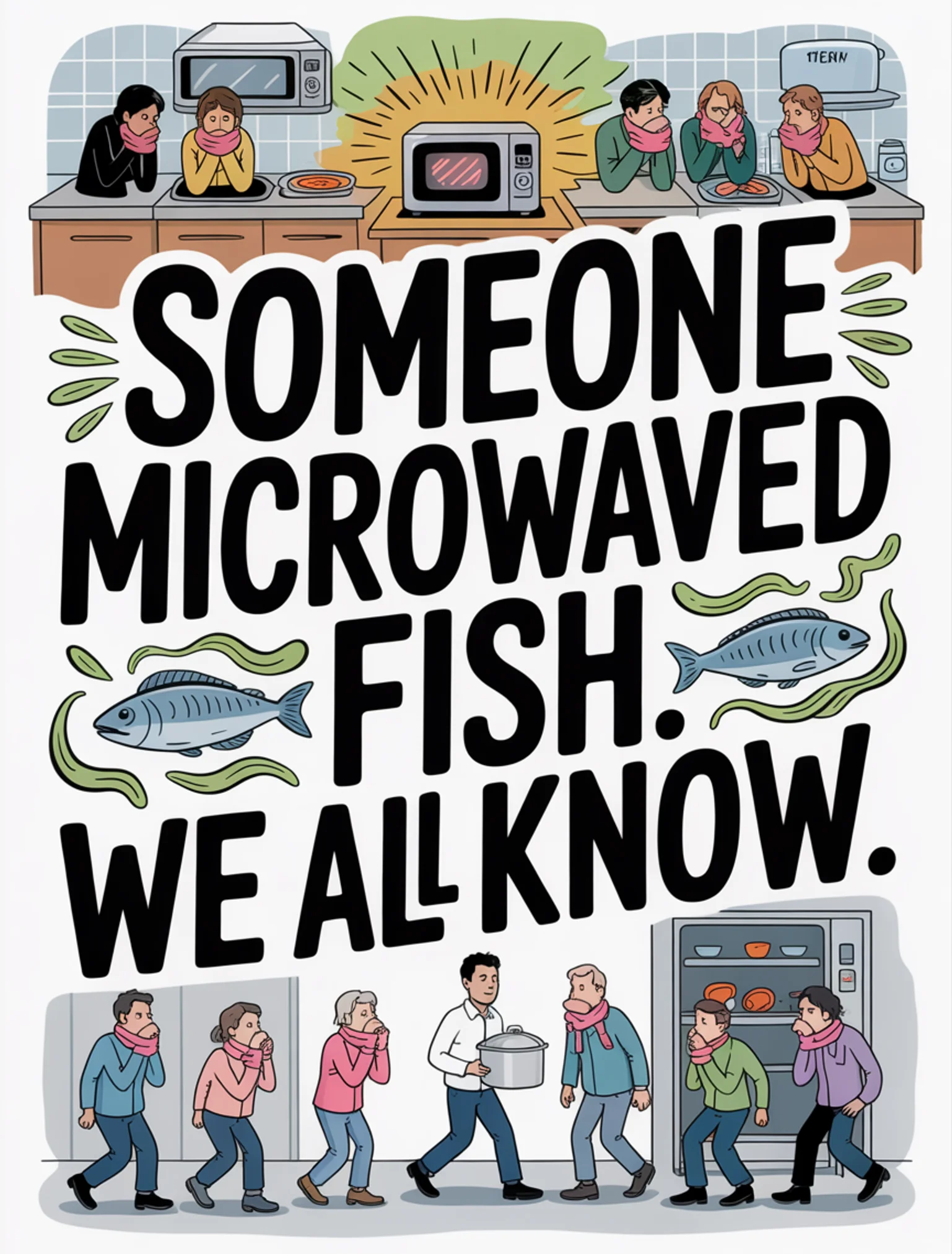 Someone Microwaved Fish Again