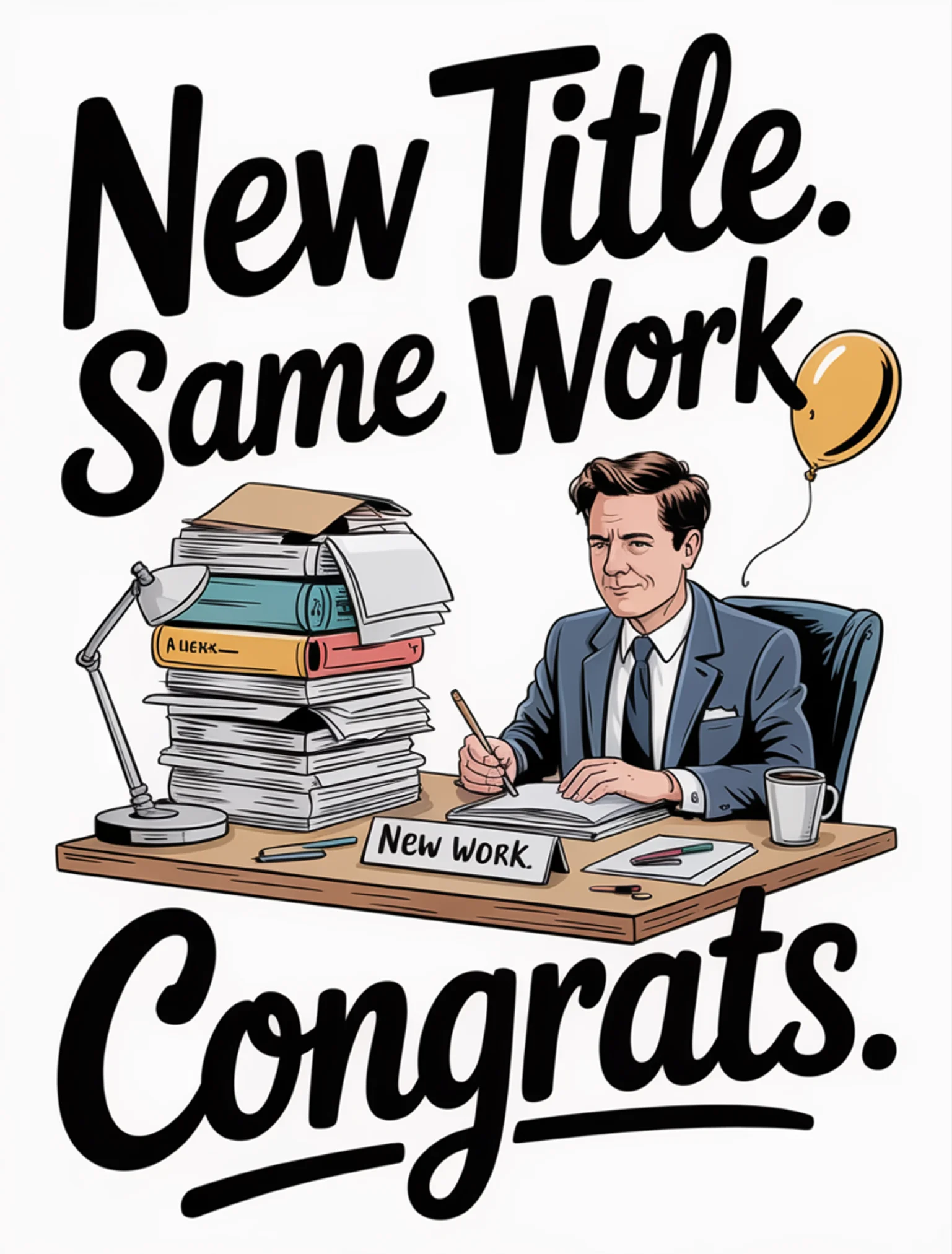 Congratulations on the New Title