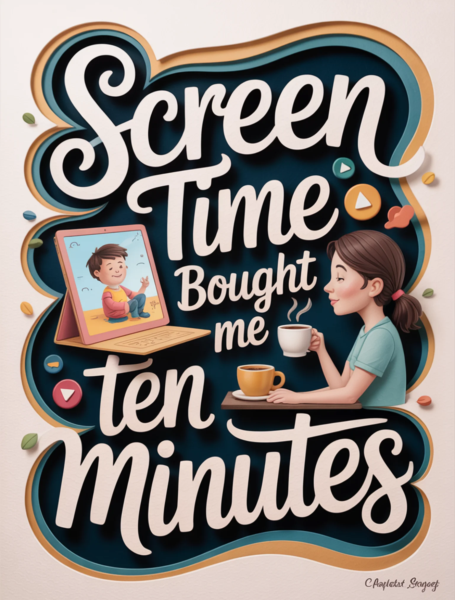 Screen Time Equals Peace