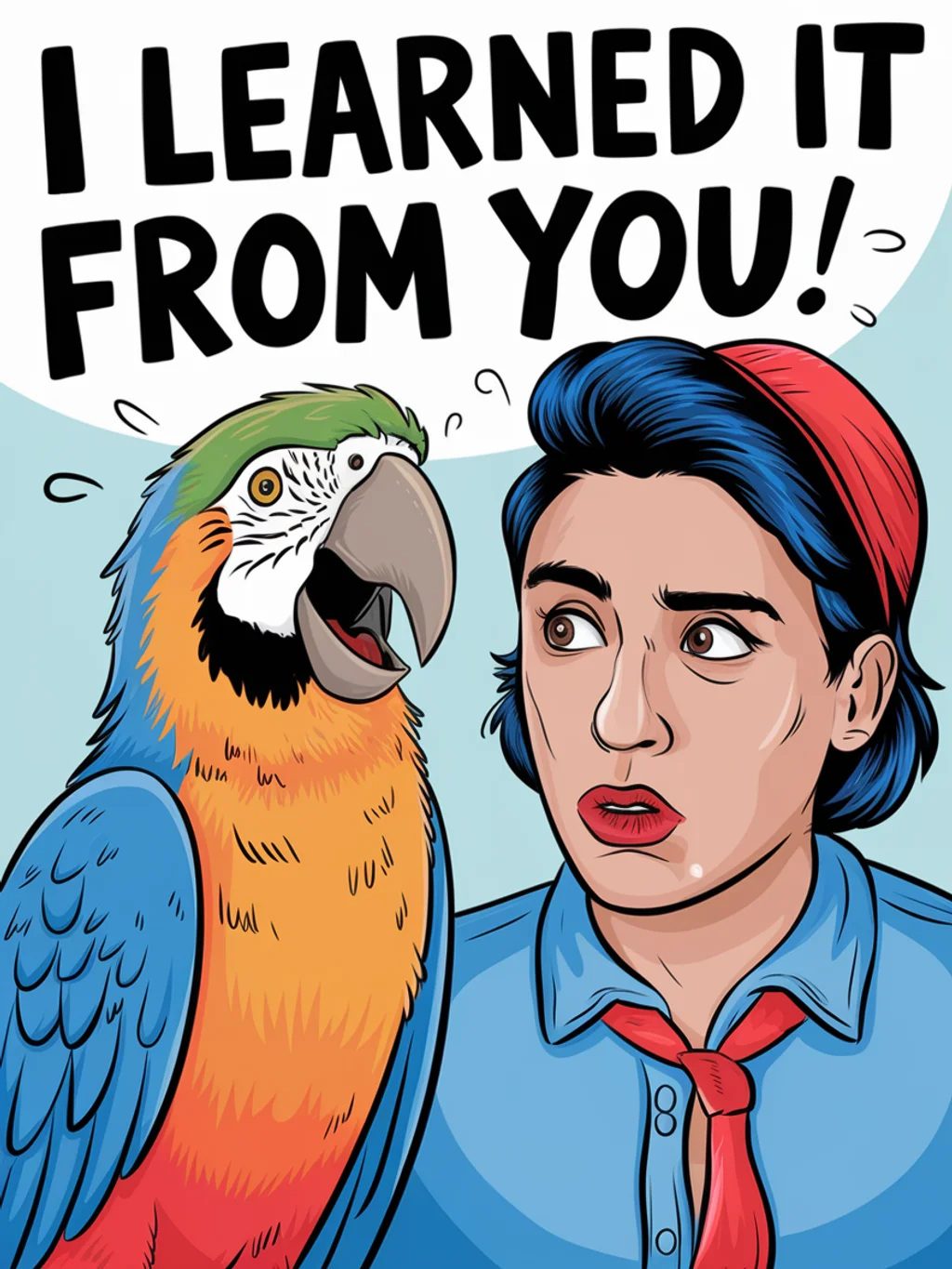 Parrot Repeats Everything