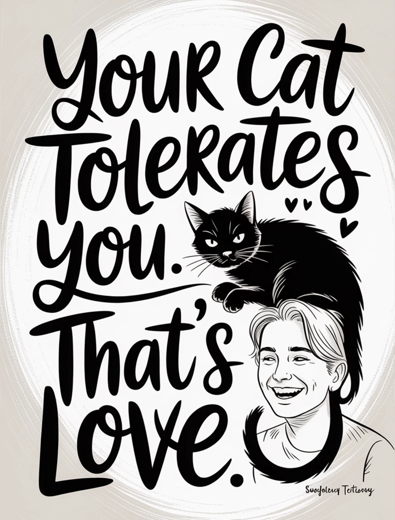 Cat Tolerates You