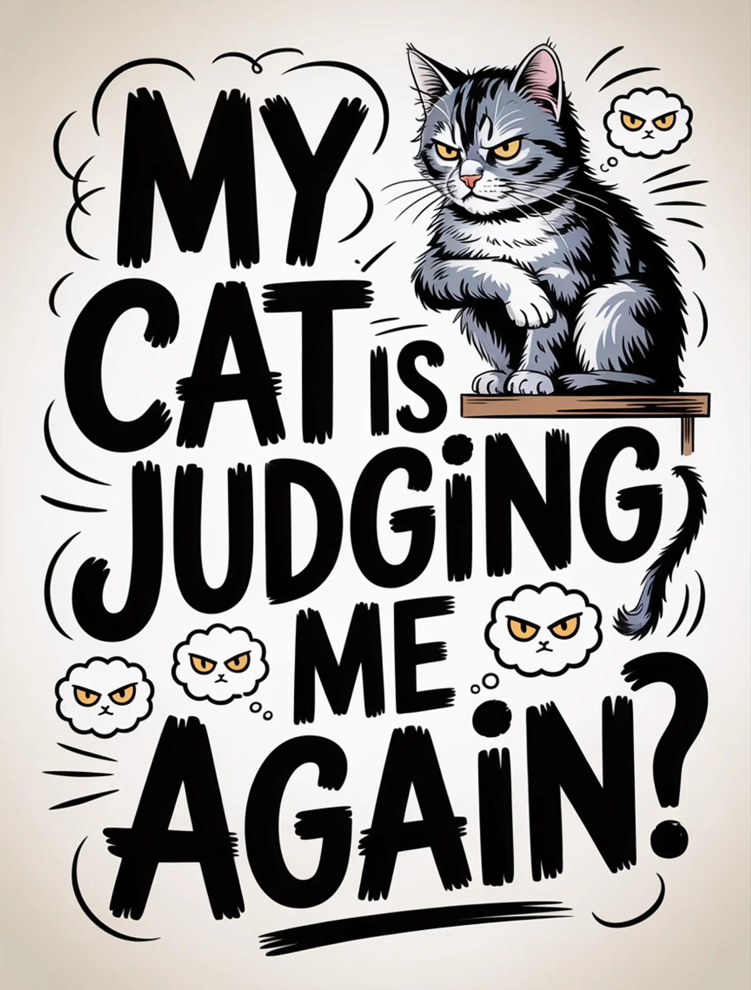 Cat Is Judging Me