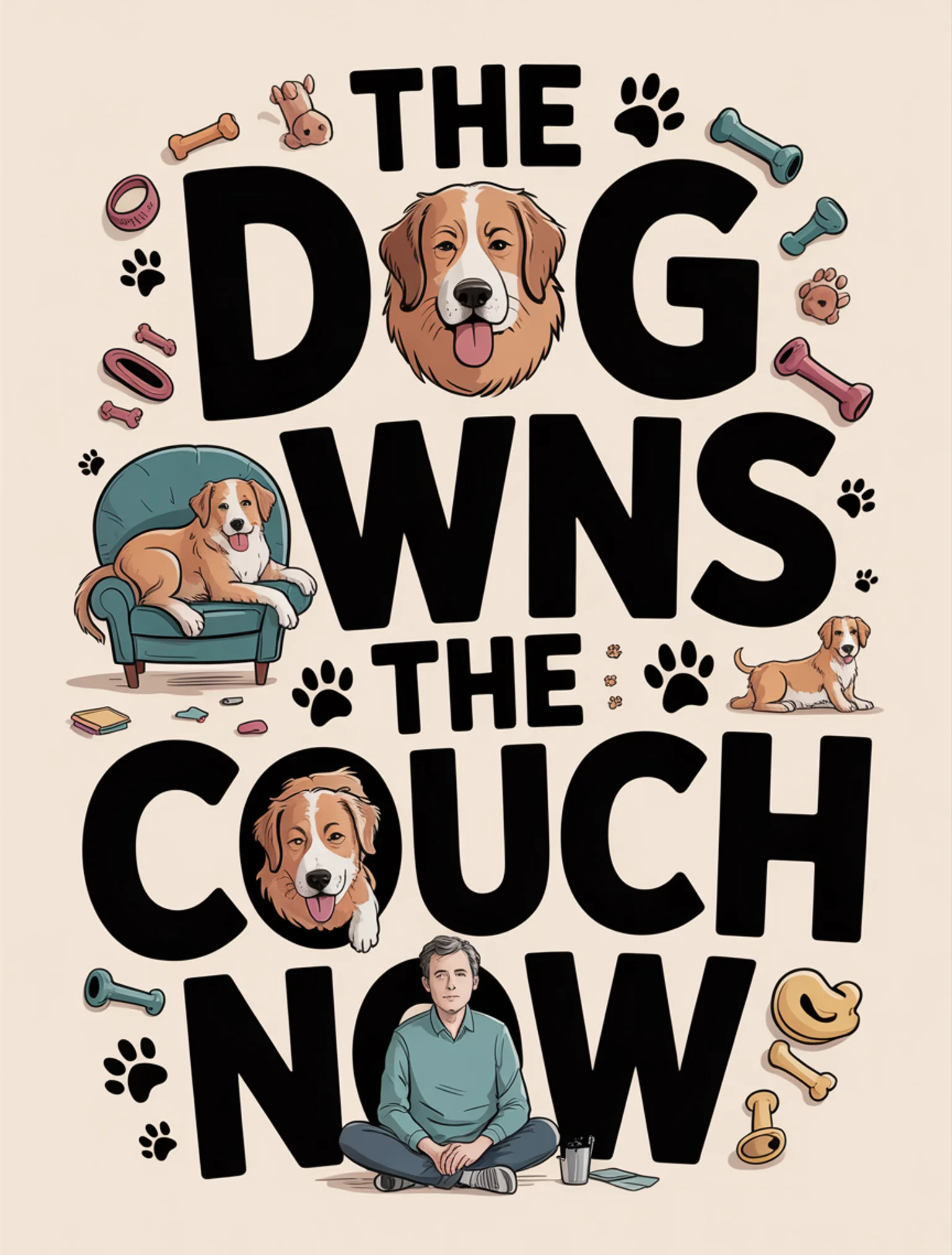 Dog Owns the Couch