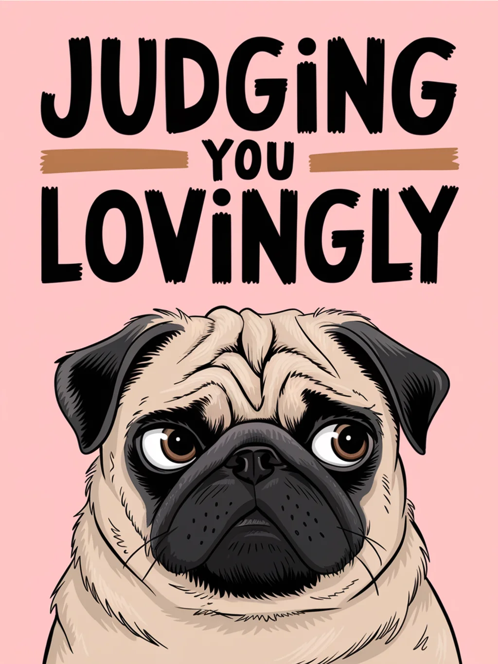 Pug Judging You