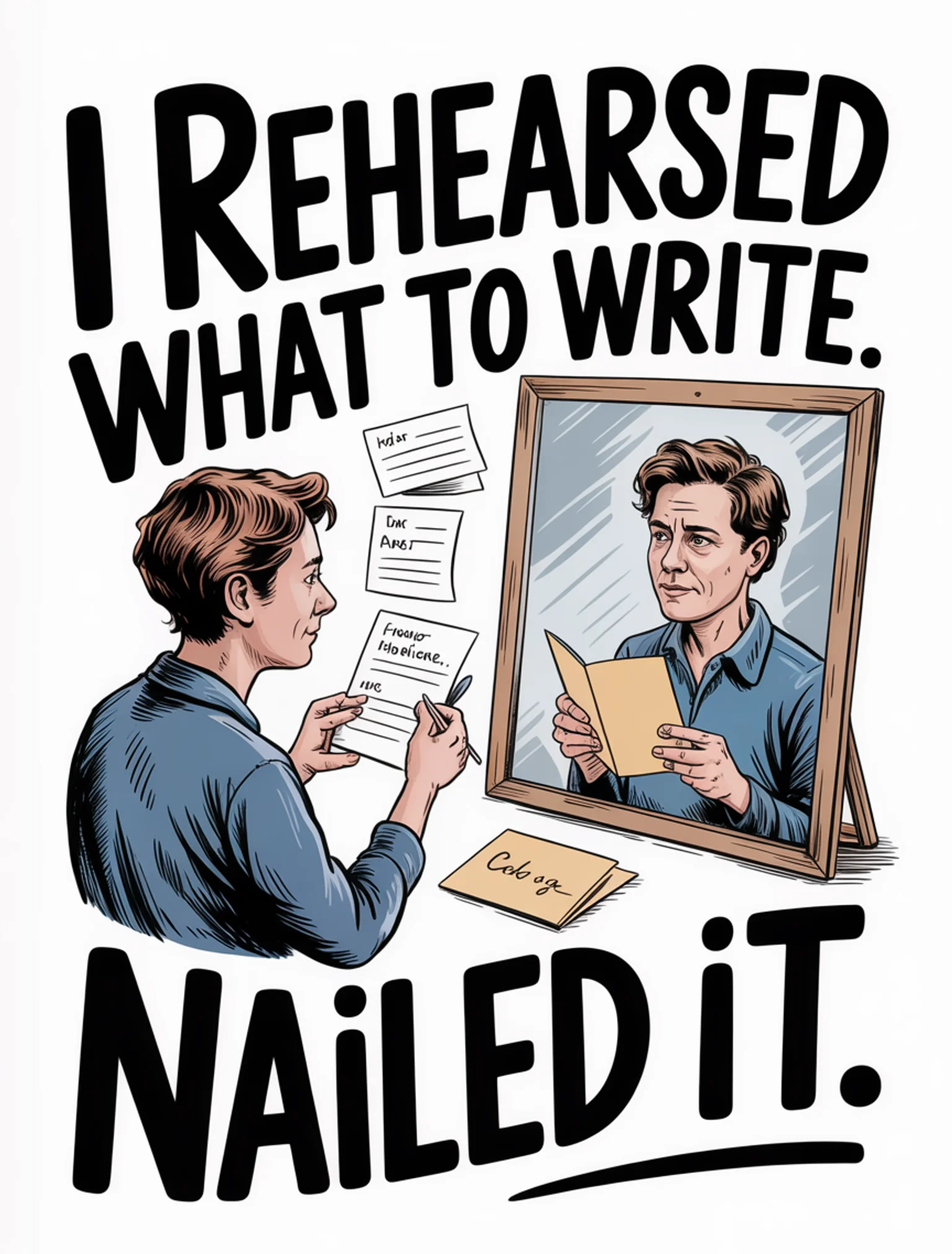 I Rehearsed What to Write