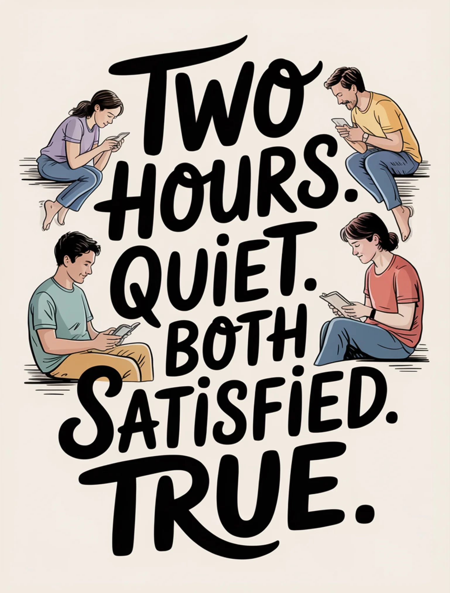 We Sat in Comfortable Silence