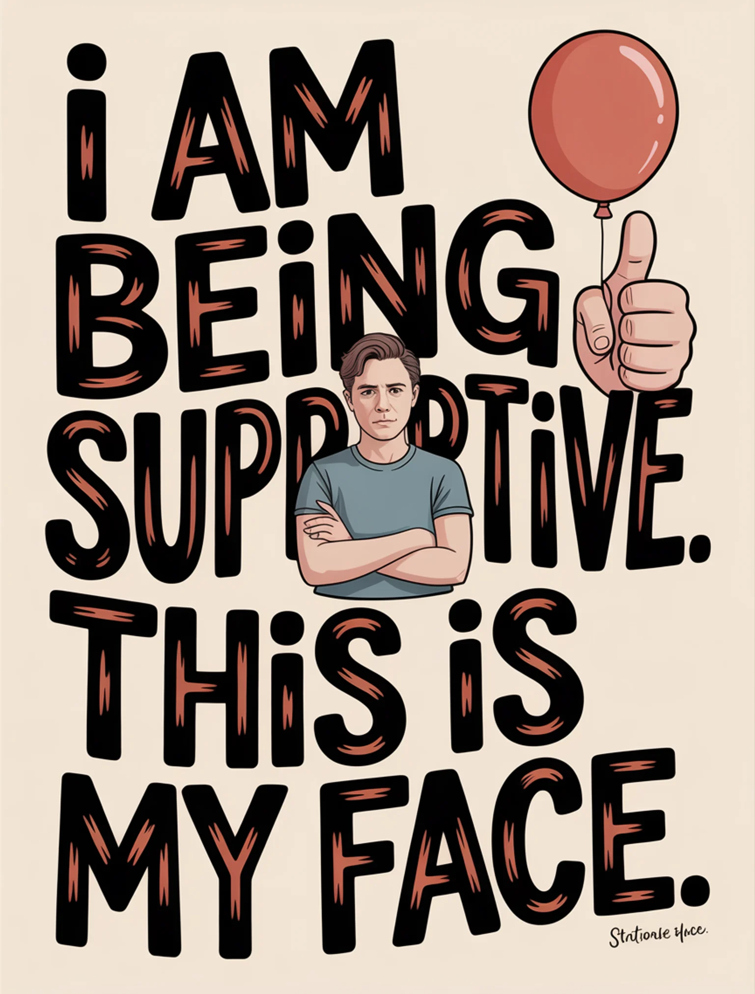 This Is My Supportive Face