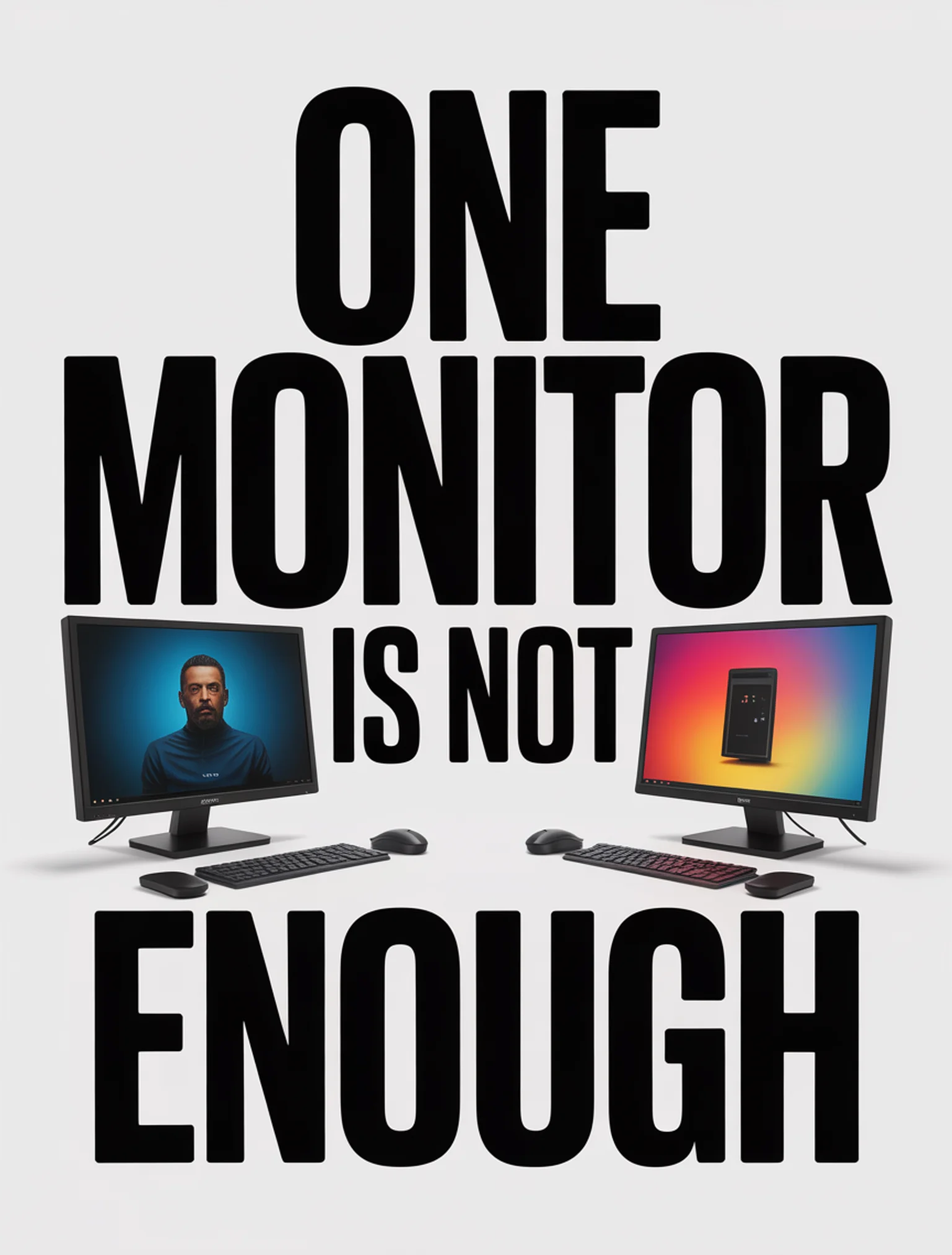 Two Monitors Minimum