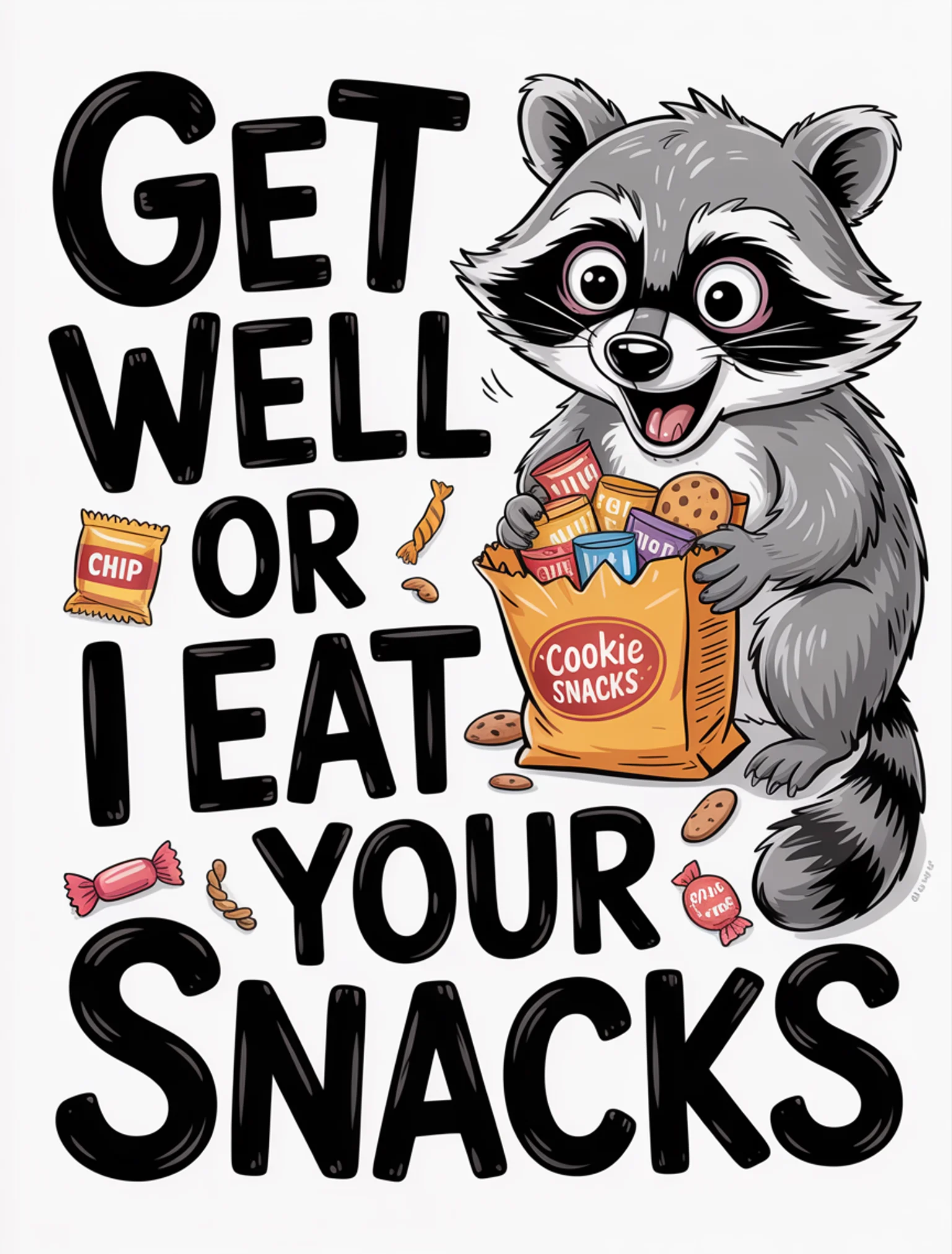 Get Well or I'm Eating Your Snacks