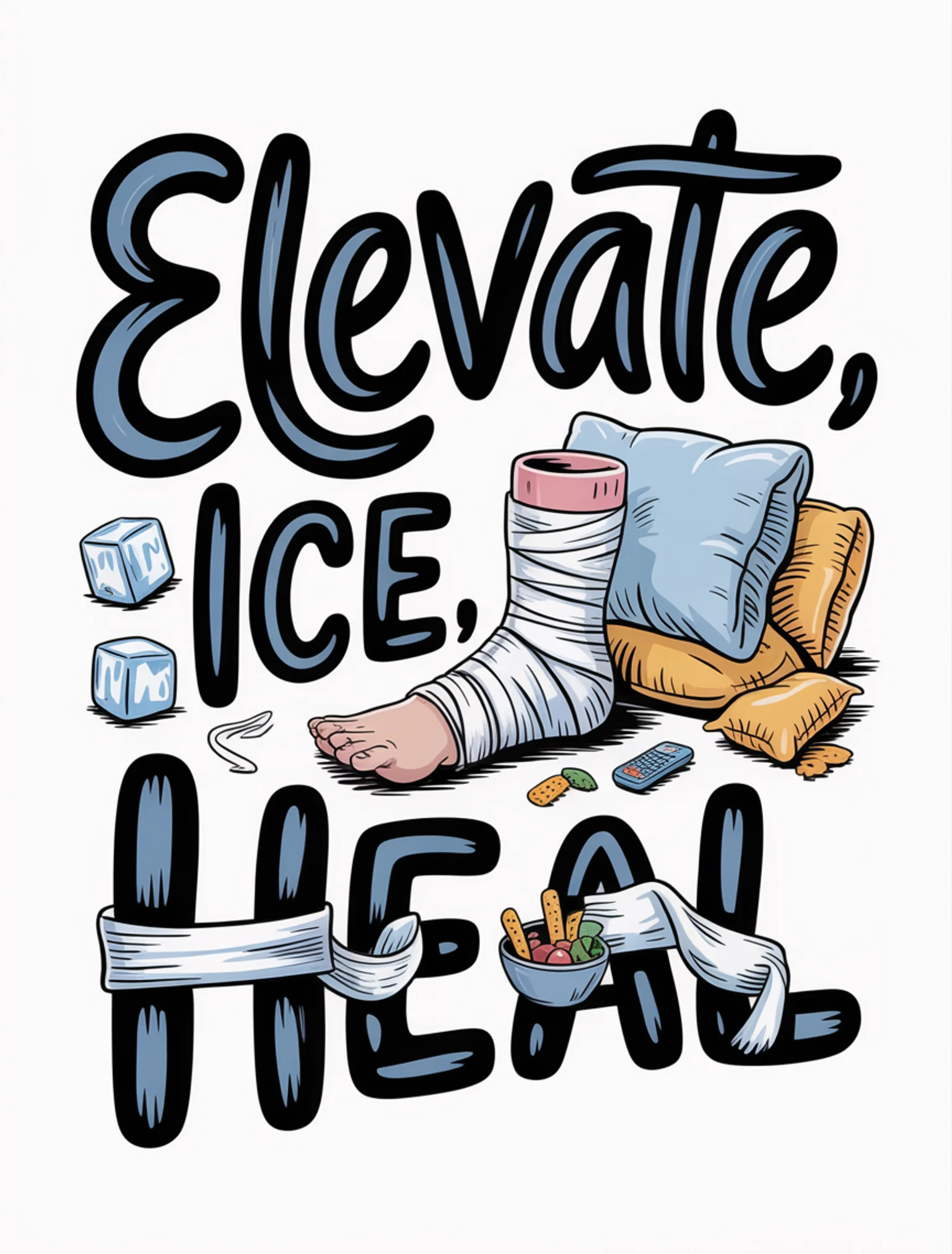Elevate, Ice, Heal