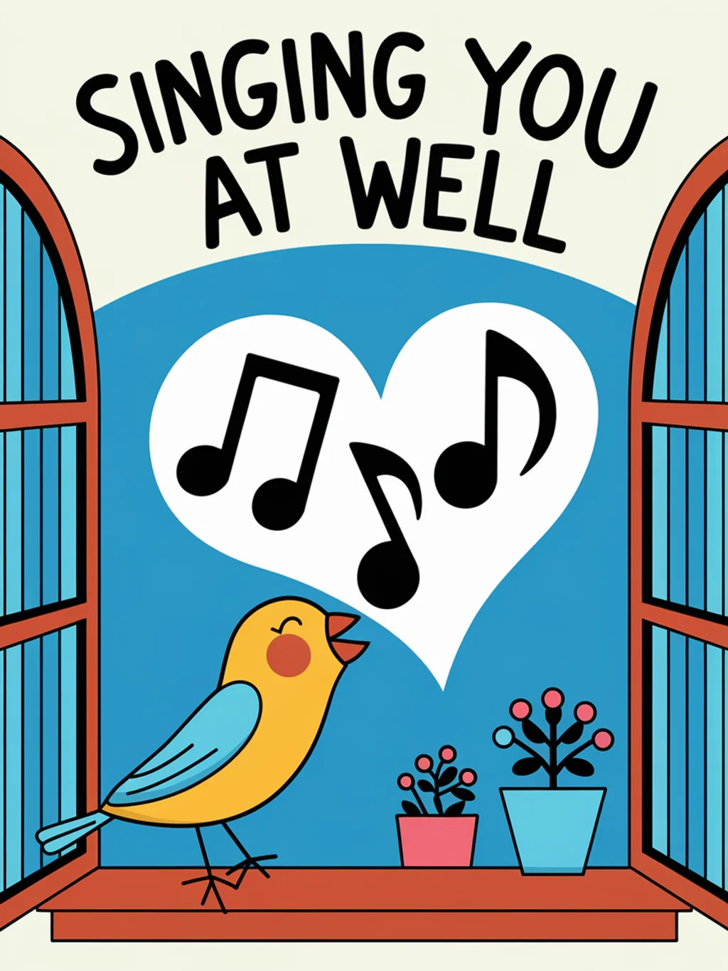 Bird Singing Get Well