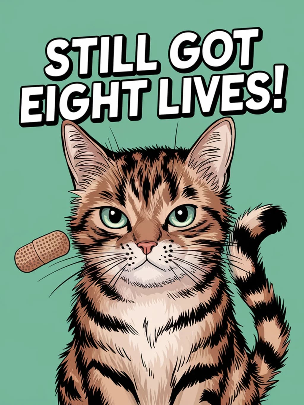 Cat Nine Lives Get Well