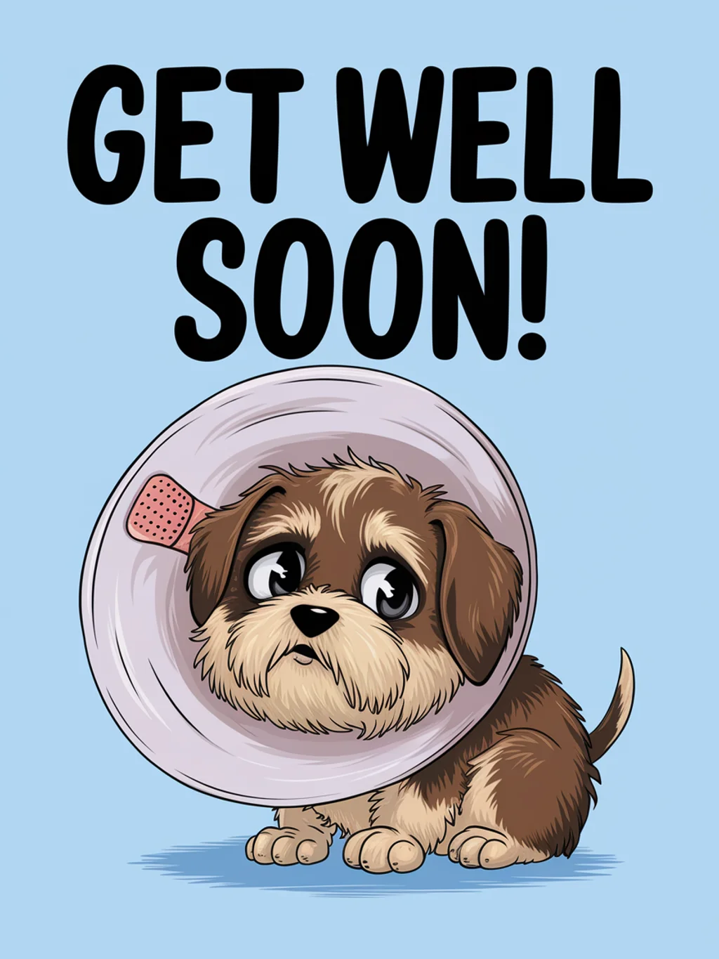 Dog Cone Get Well