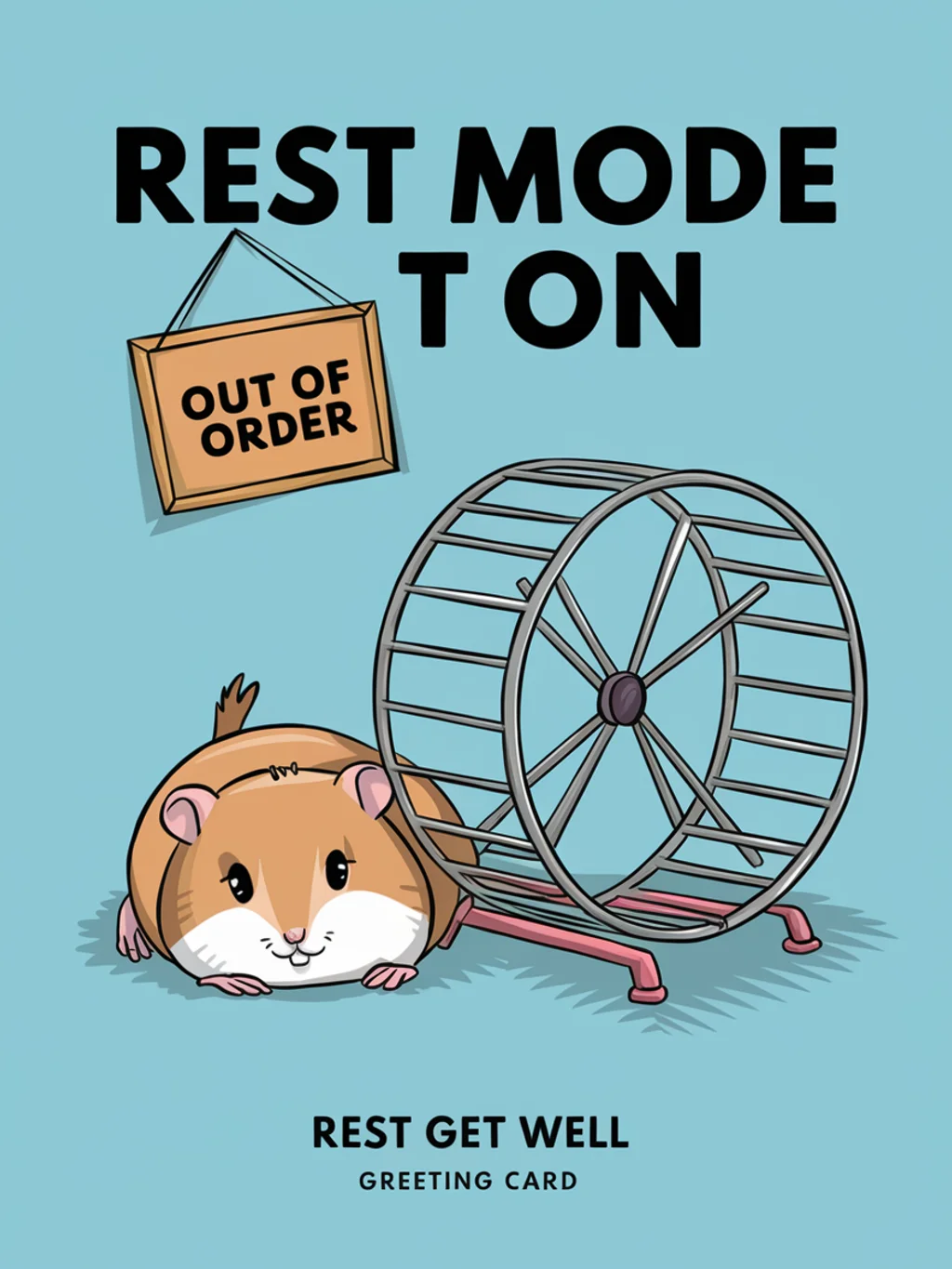Hamster Rest Get Well