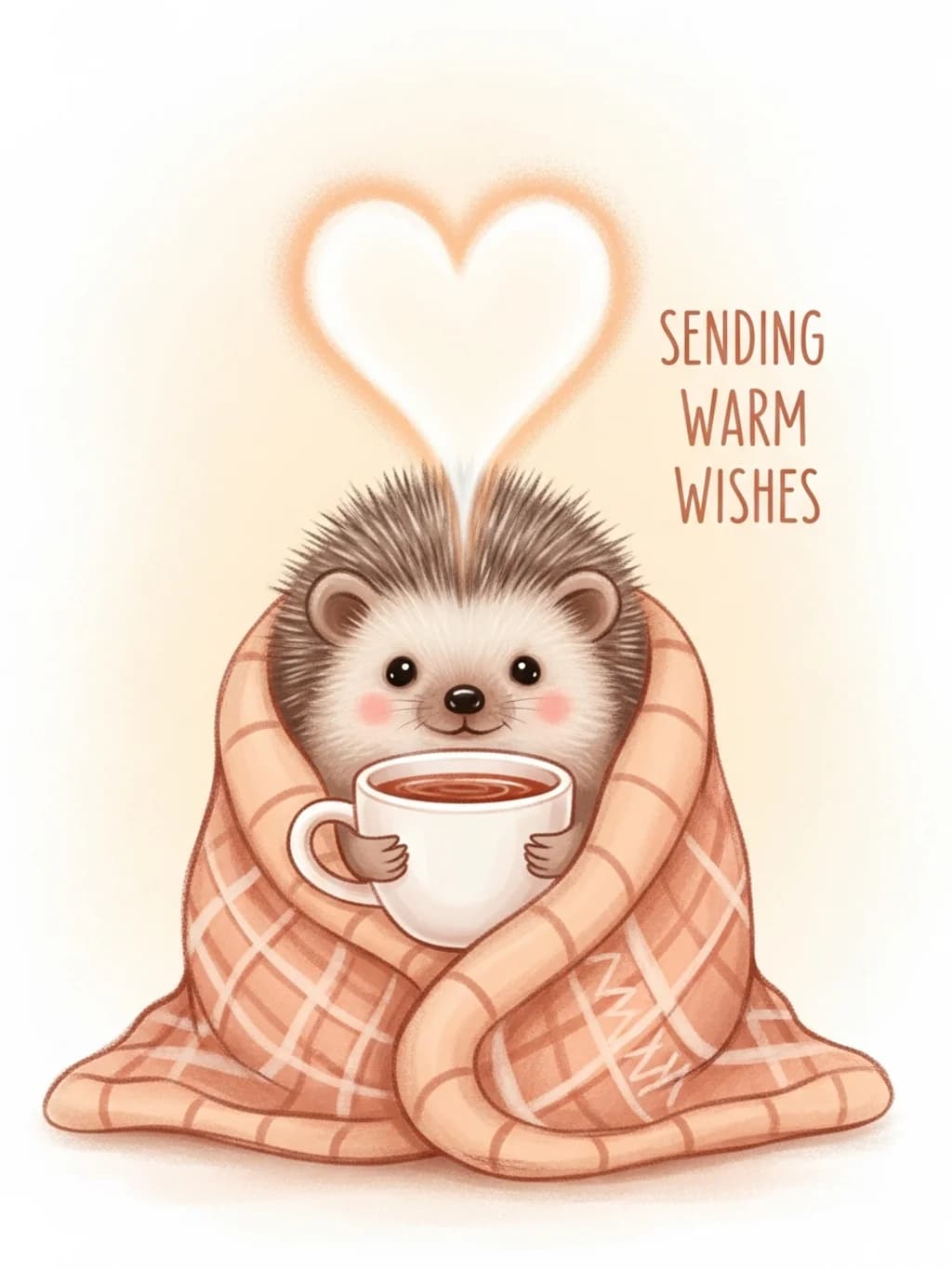 Sending Warm Wishes Hedgehog