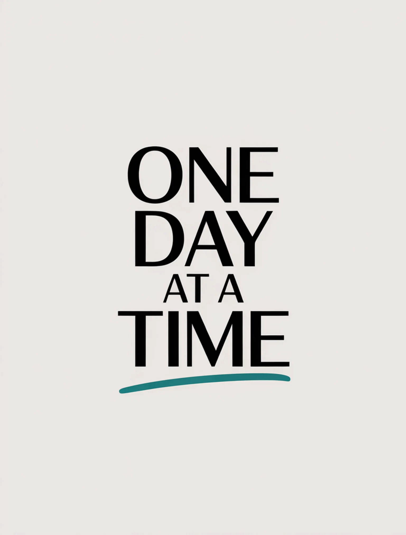One Day At A Time