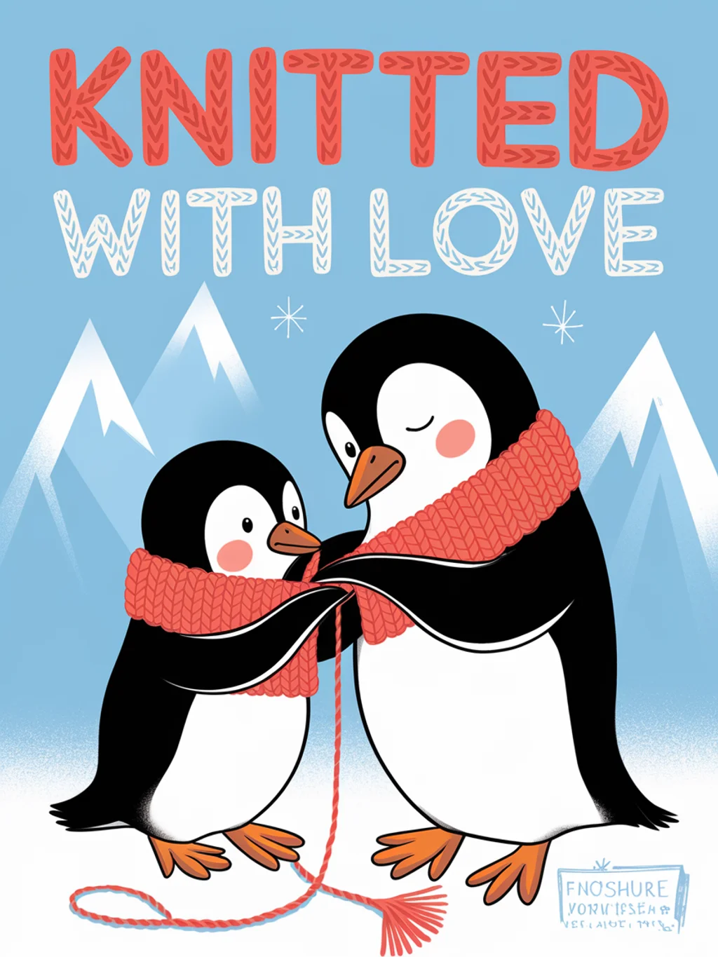 Penguin Warm Scarf Get Well