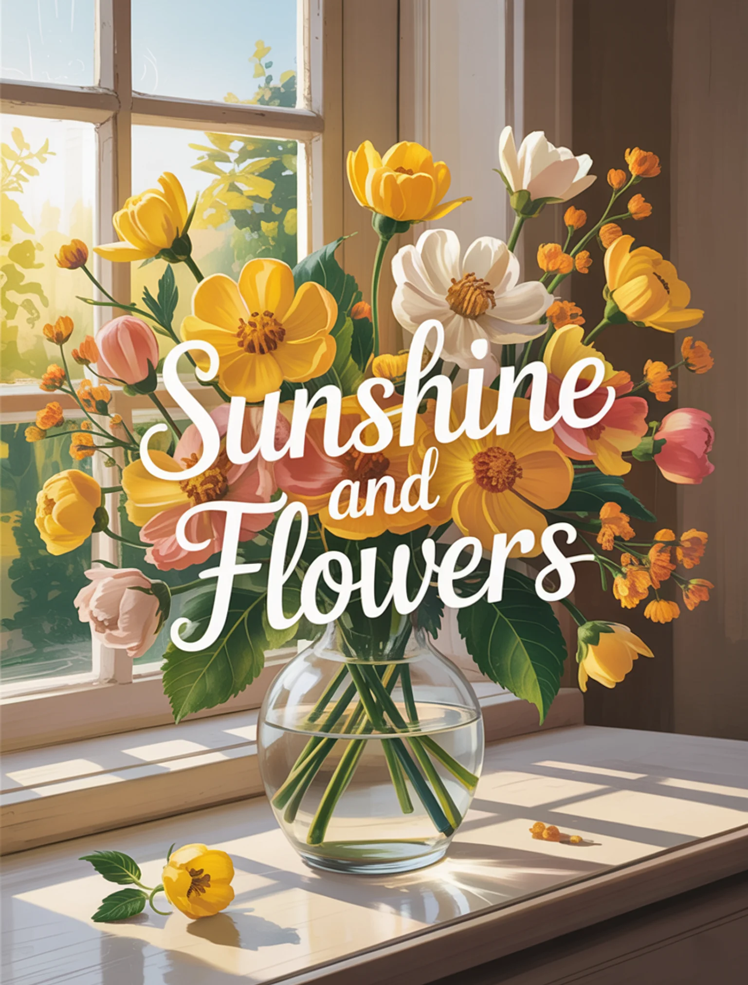 Sunshine And Flowers