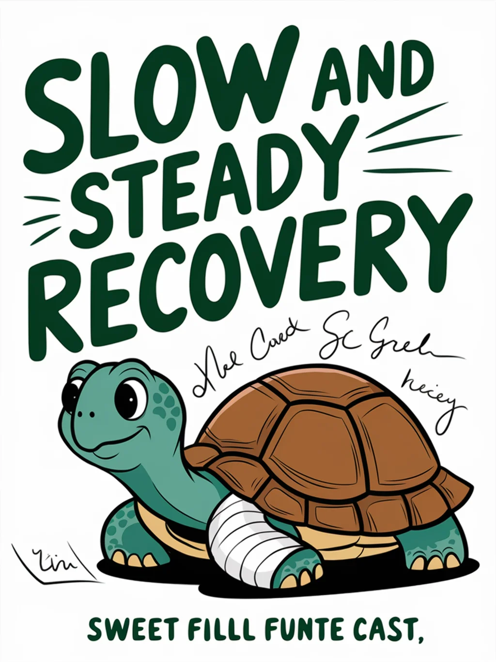Turtle Shell Cast Get Well