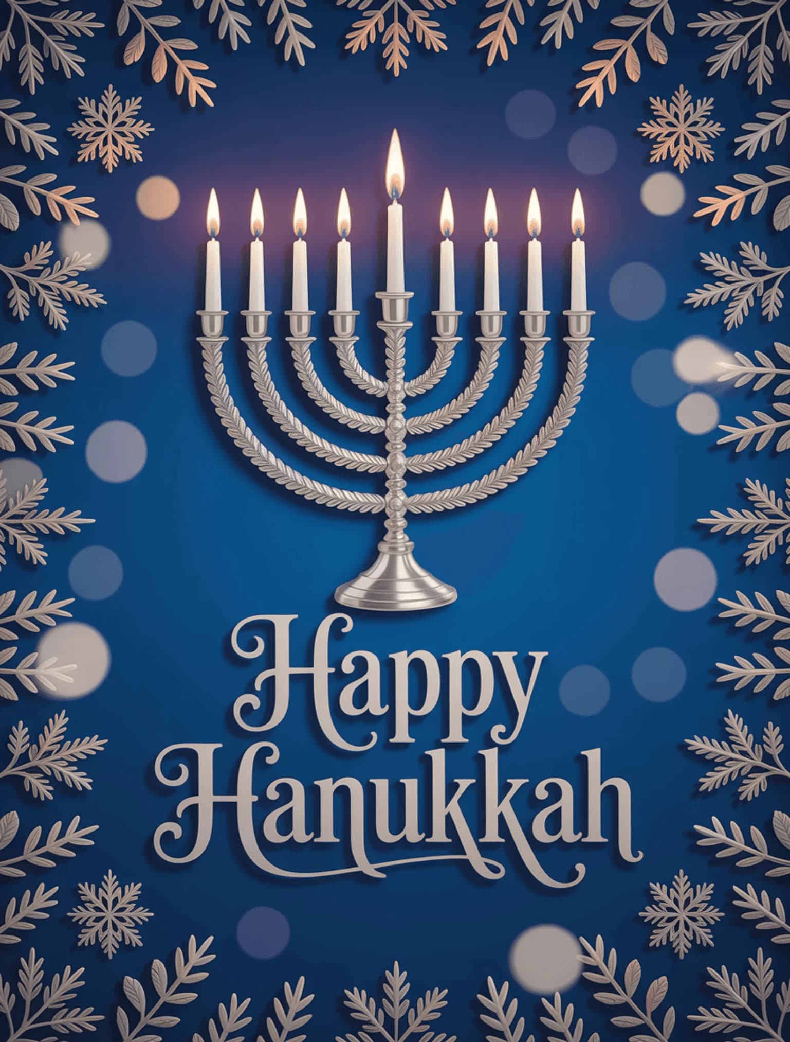 Blue Silver Elegance