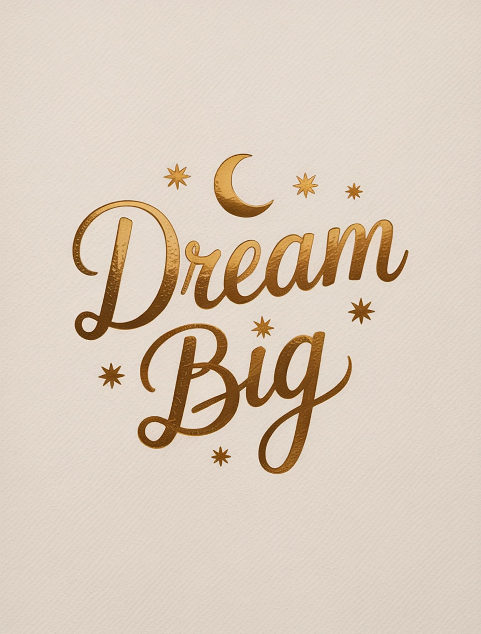Dream Big Gold