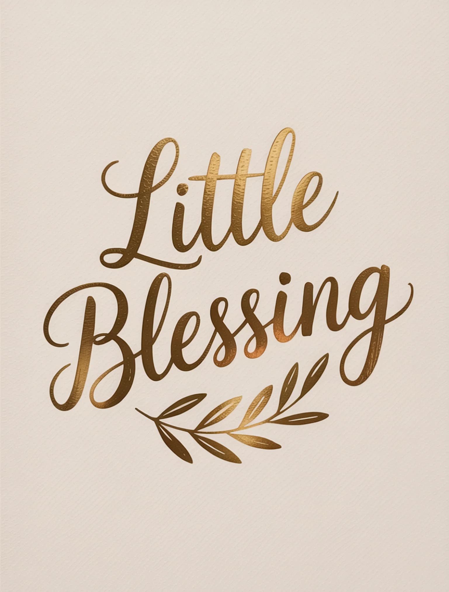 Little Blessing Gold