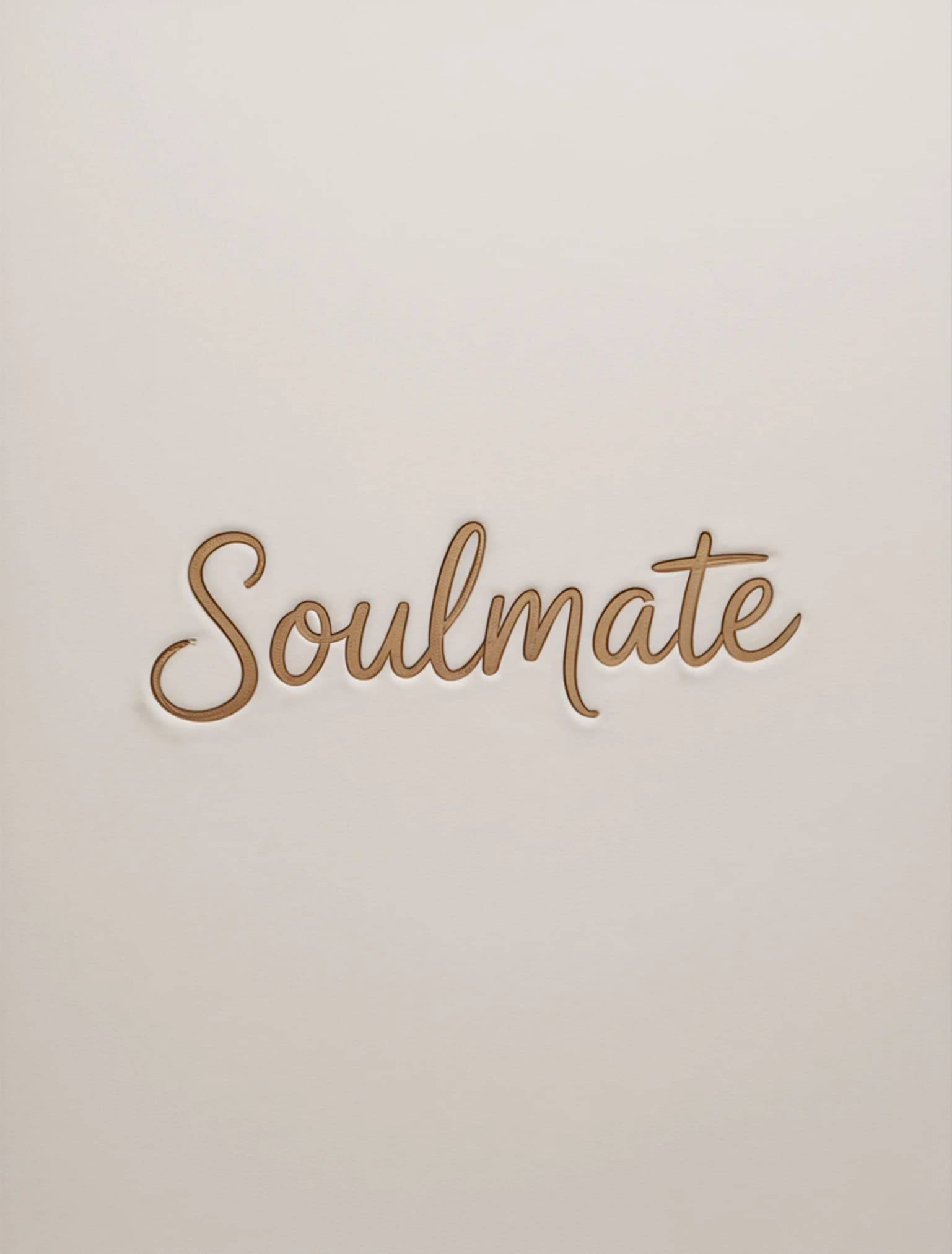 Soulmate Blind Emboss