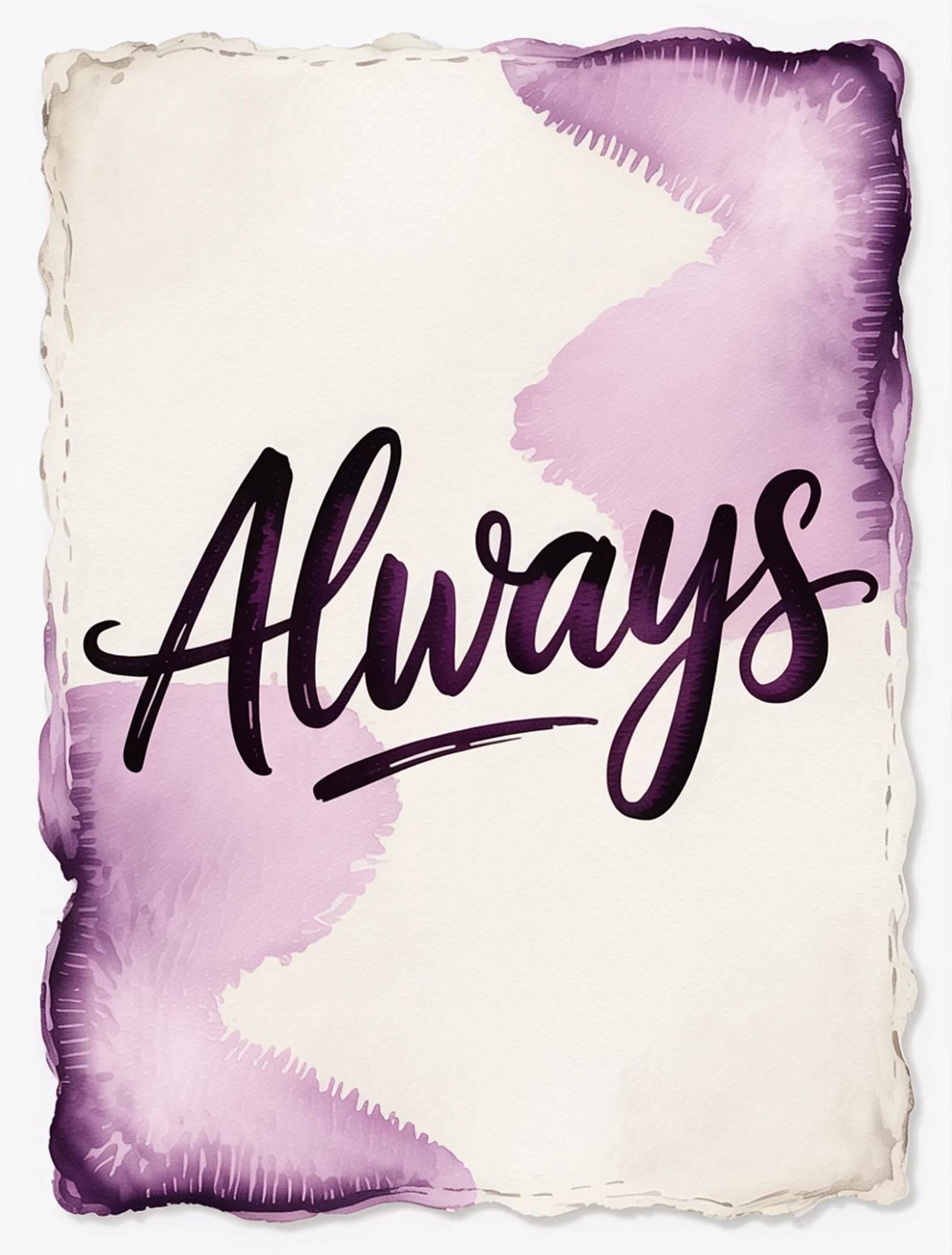 Always Watercolor Lavender