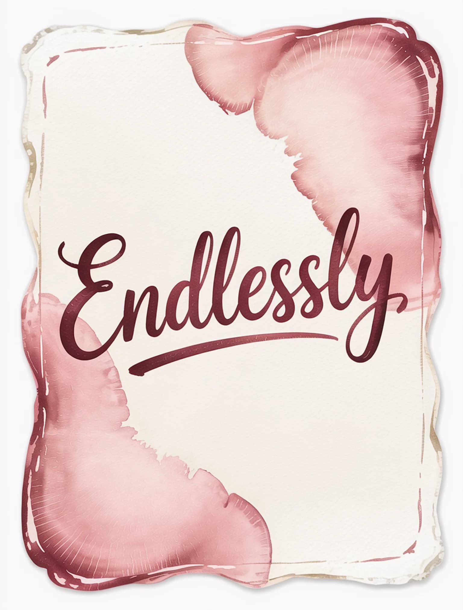 Endlessly Watercolor Blush