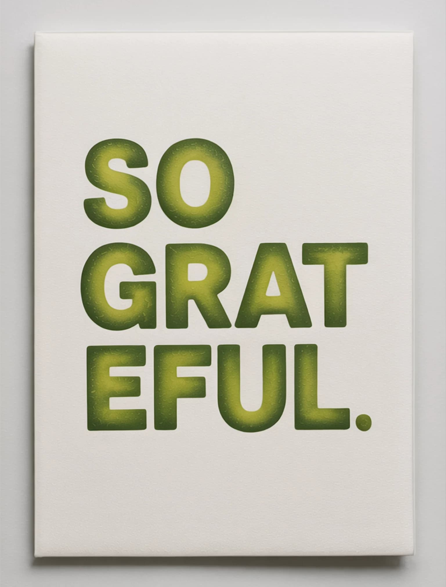 So Grateful Letterpress Sage