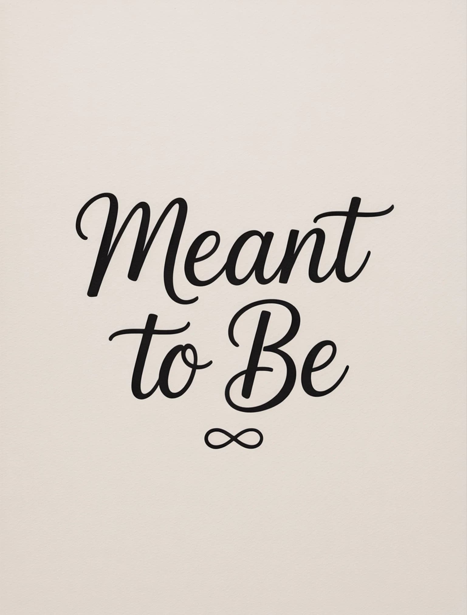 Meant to Be Blind Emboss