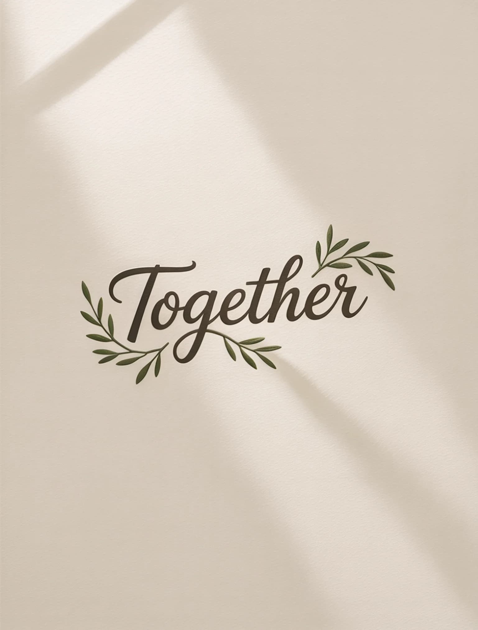 Together Blind Emboss