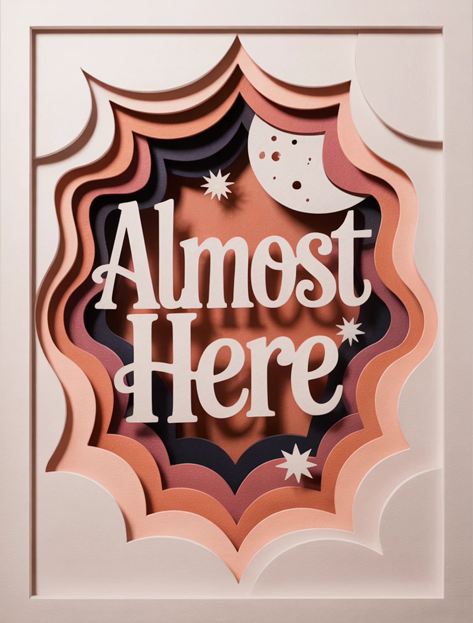 Almost Here Shadow Box