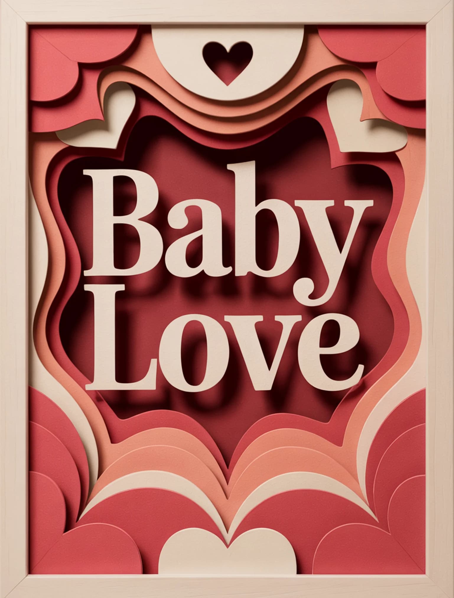 Baby Love Shadow Box