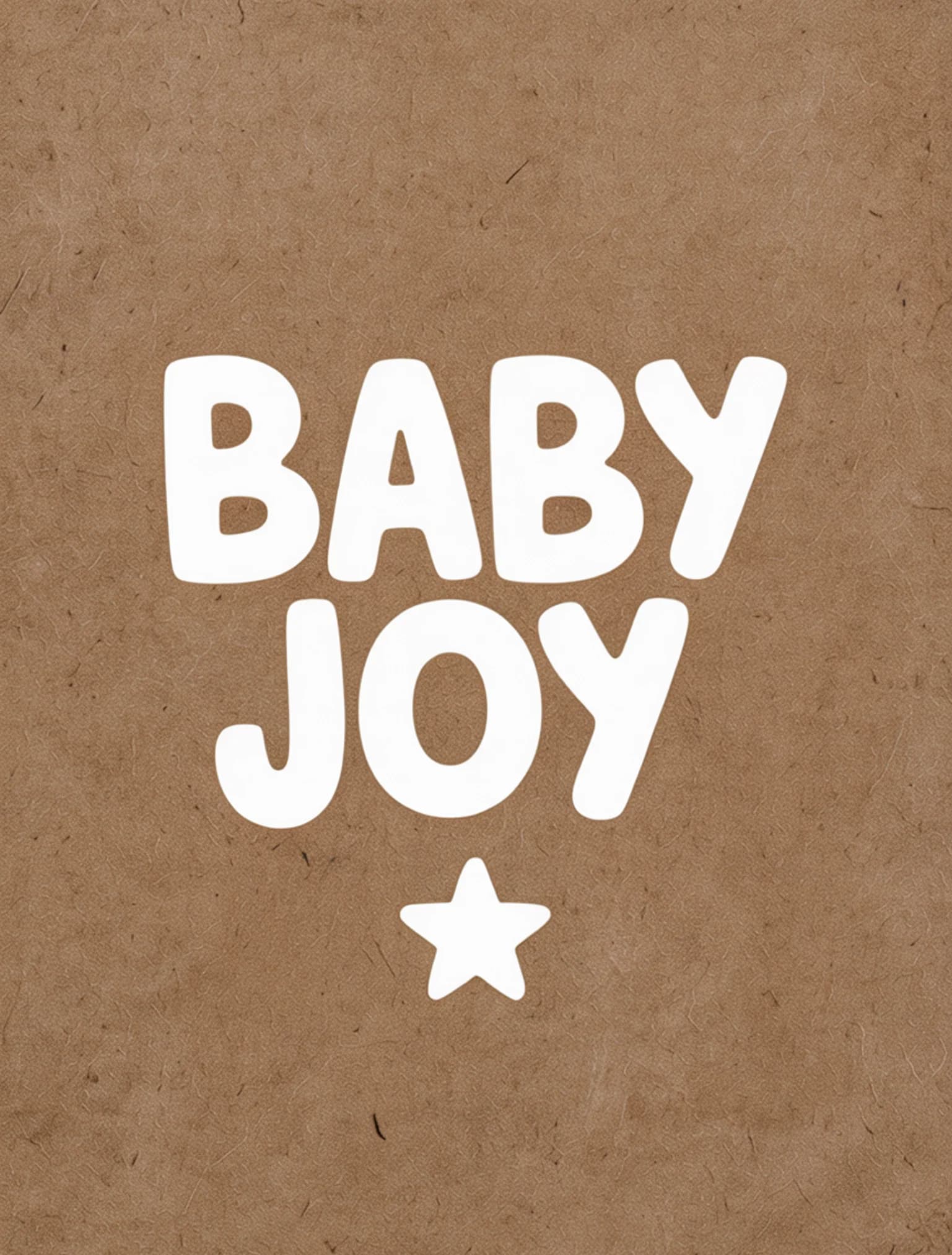 Baby Joy White Kraft