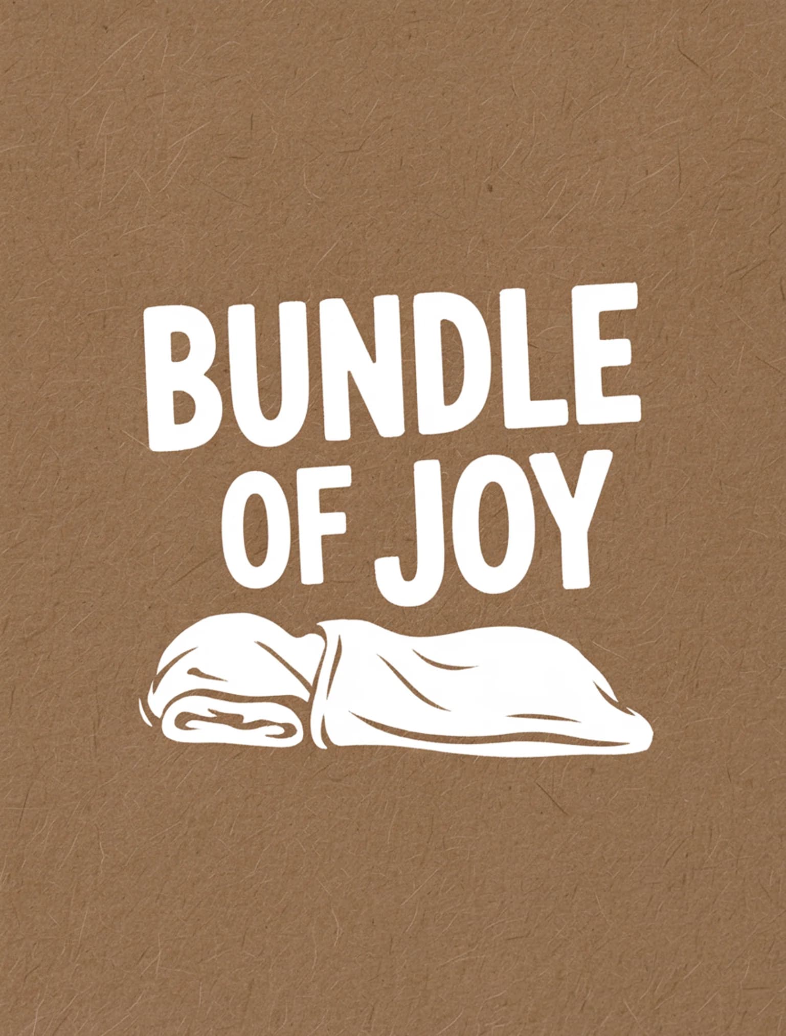 Bundle Of Joy White Kraft