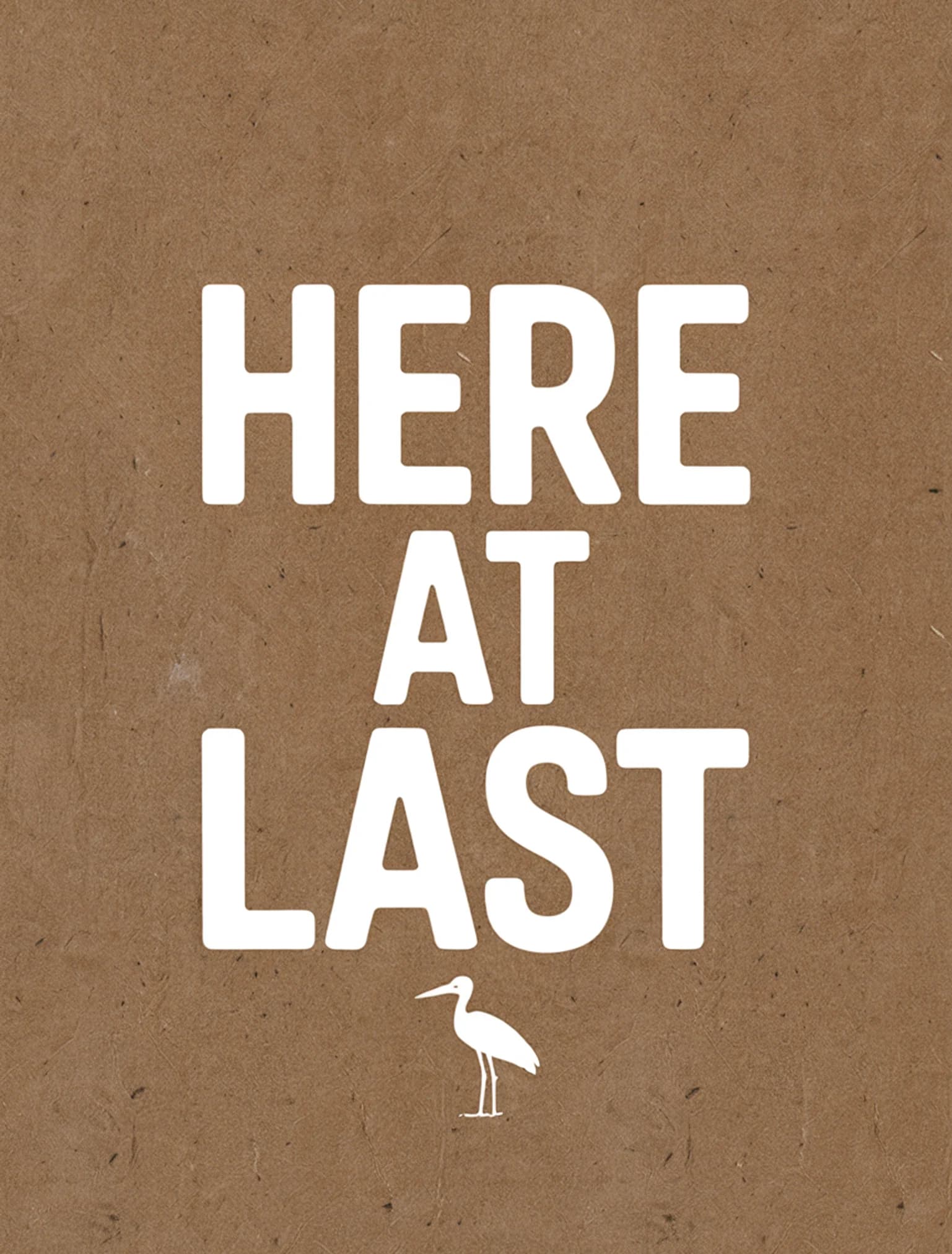 Here At Last White Kraft