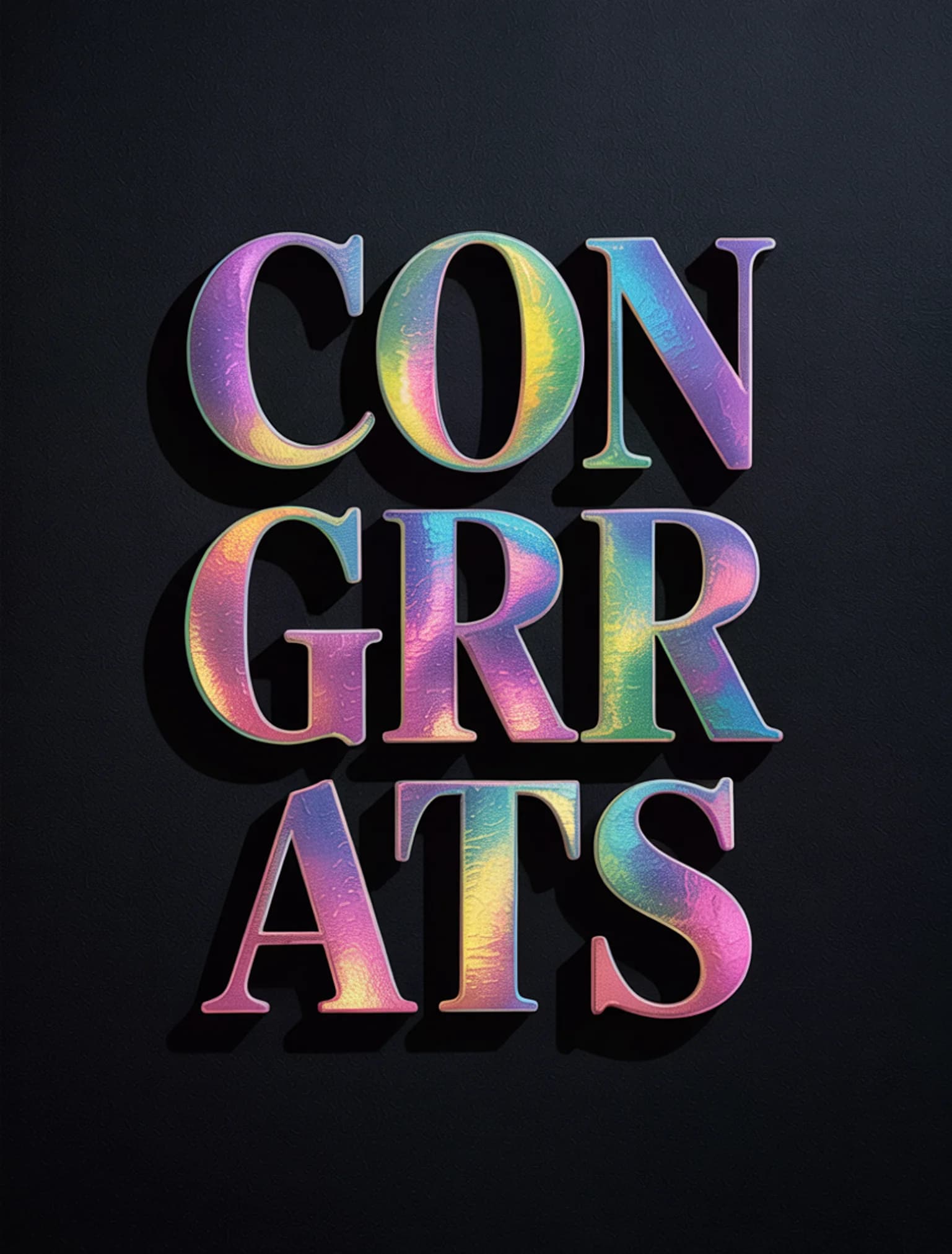 Congrats Holographic