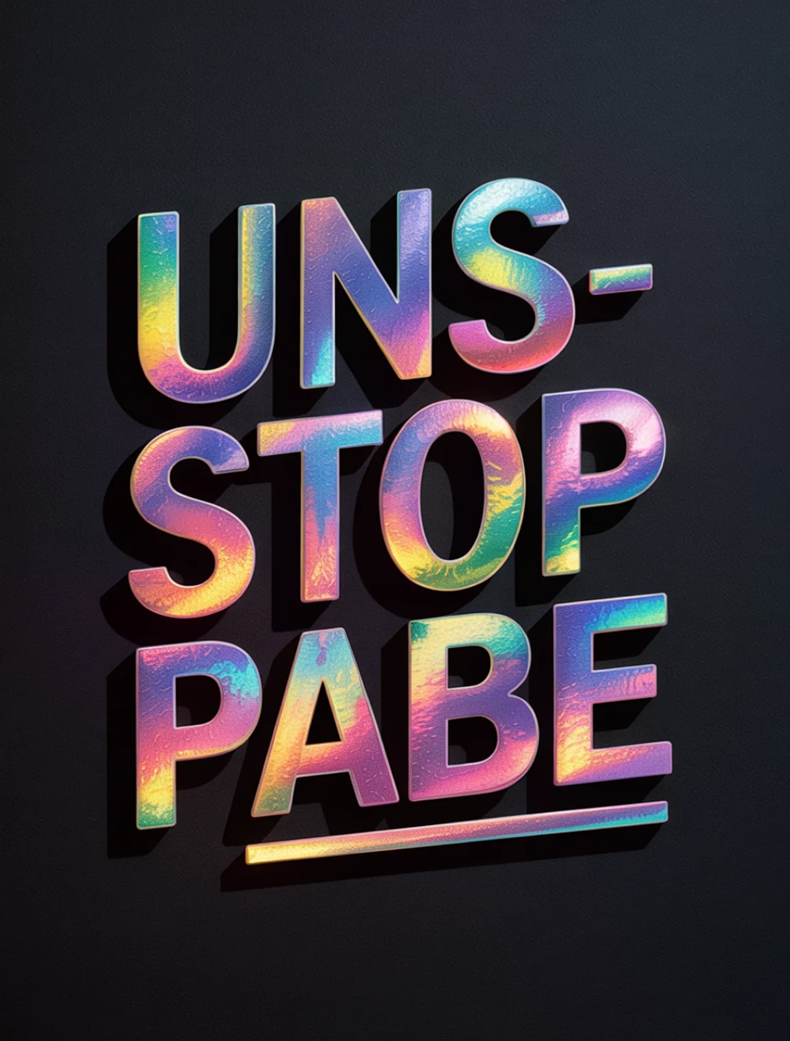 Unstoppable Holographic