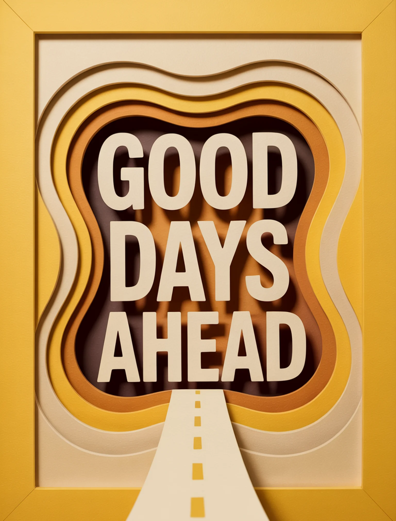 Good Days Ahead Shadow Box