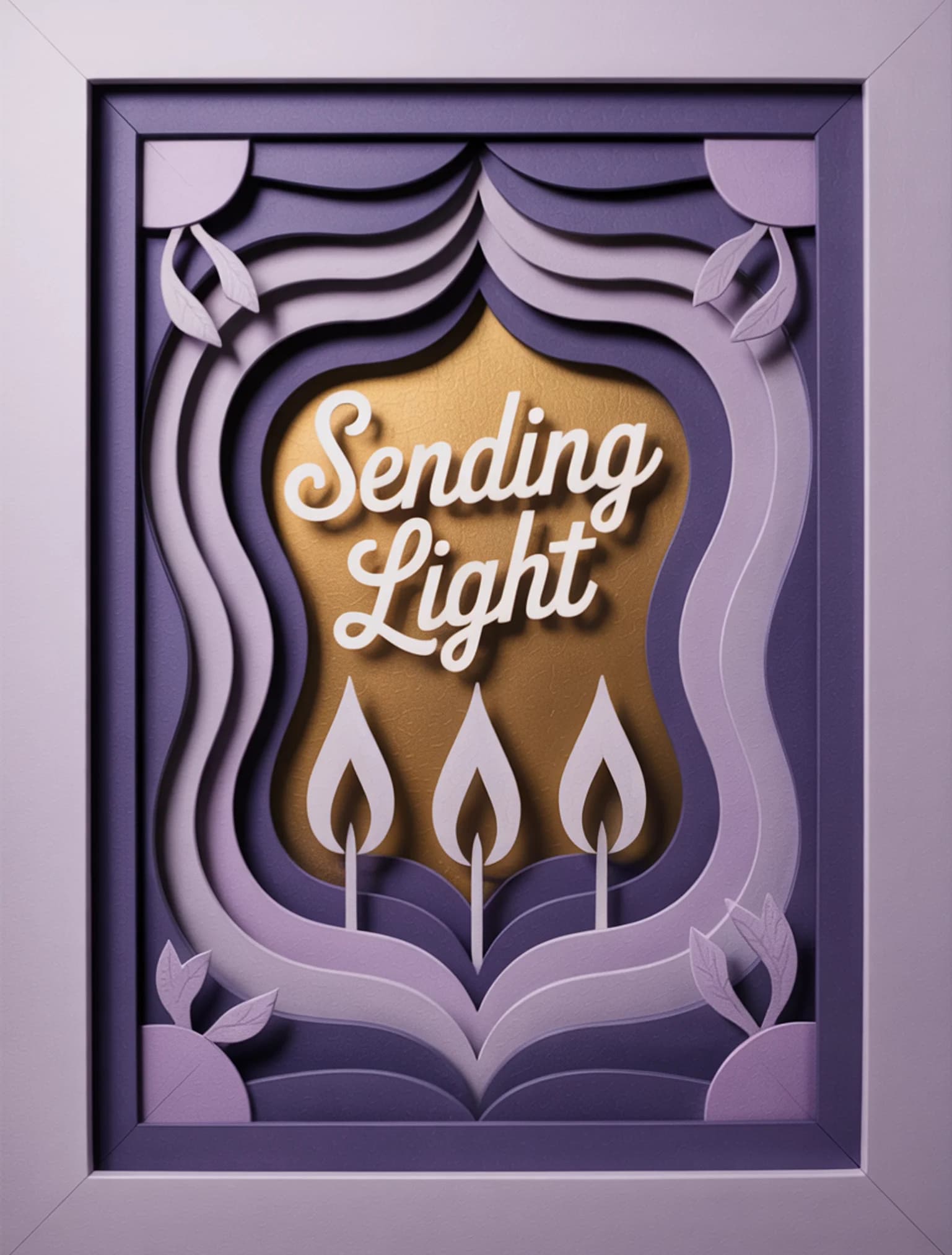 Sending Light Shadow Box