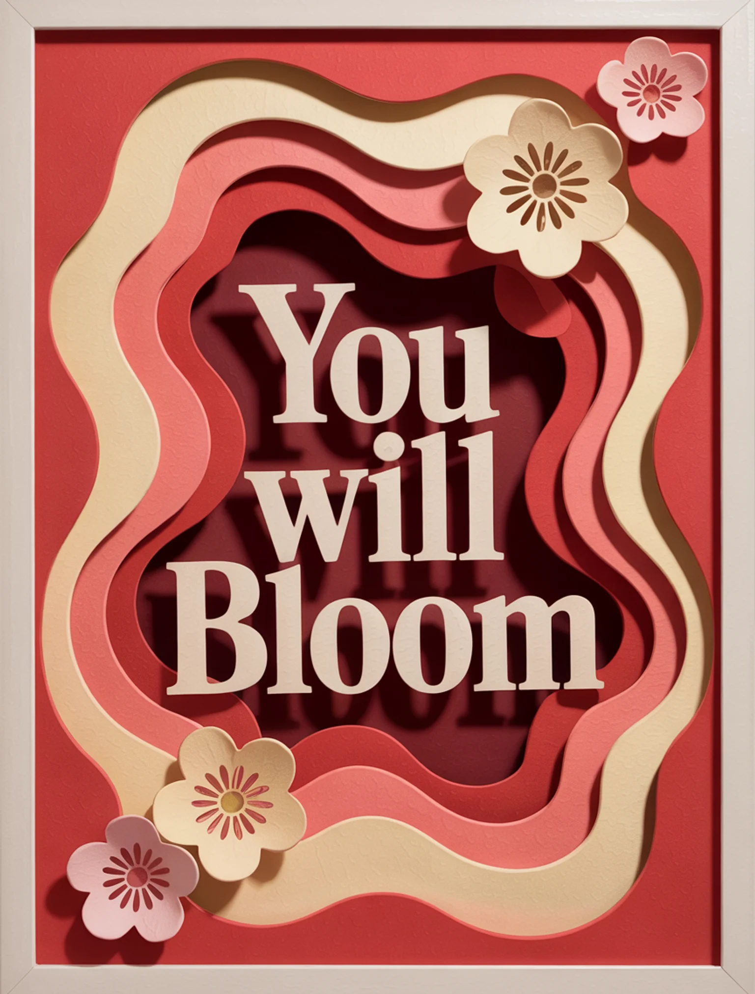 You Will Bloom Shadow Box