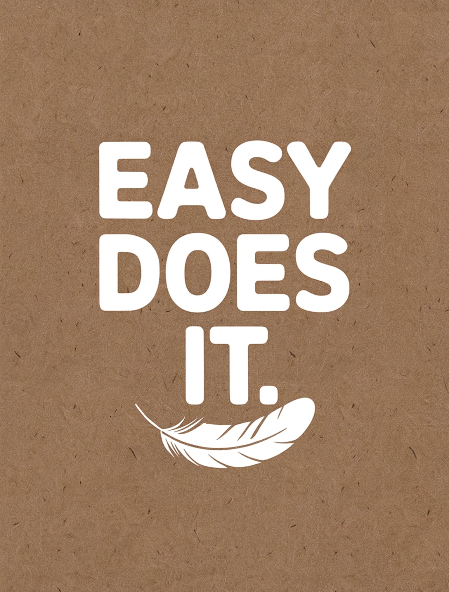 Easy Does It White Kraft